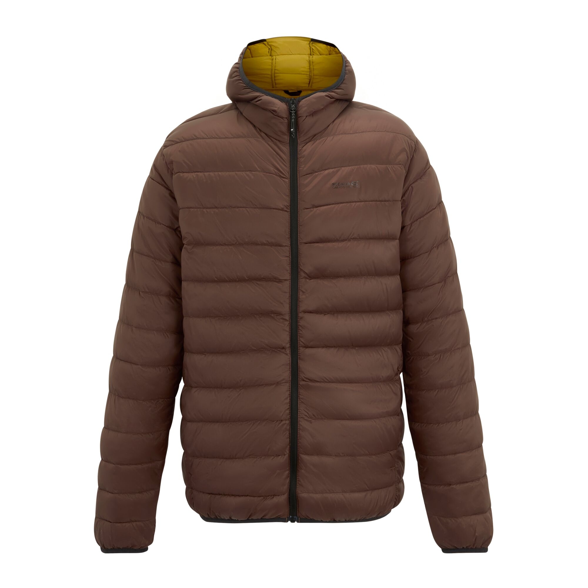 Regatta Men's Hooded Marizion Padded Jacket - Brown Small