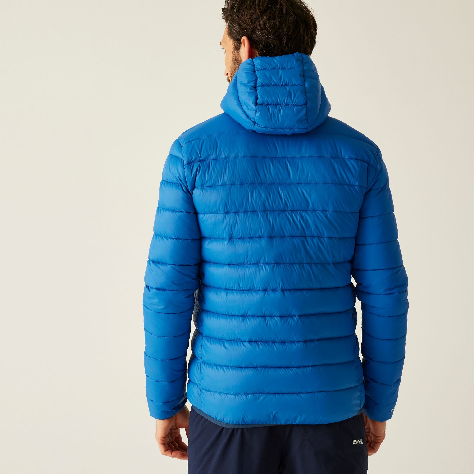 Regatta Kurtka męska przejściowa ocieplana pikowana z kapturem Marizion Multikolor