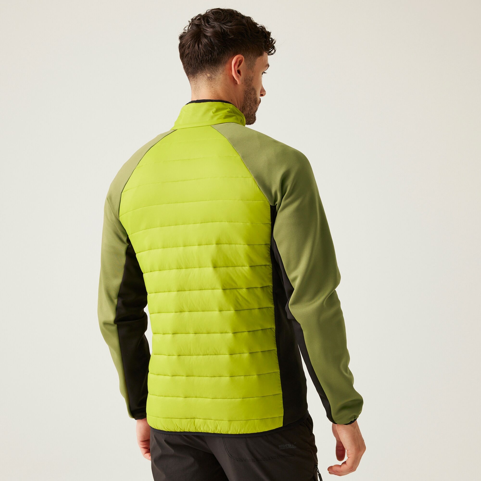 Męska kurtka wiosenna hybrydowa Clumber IV Zielony