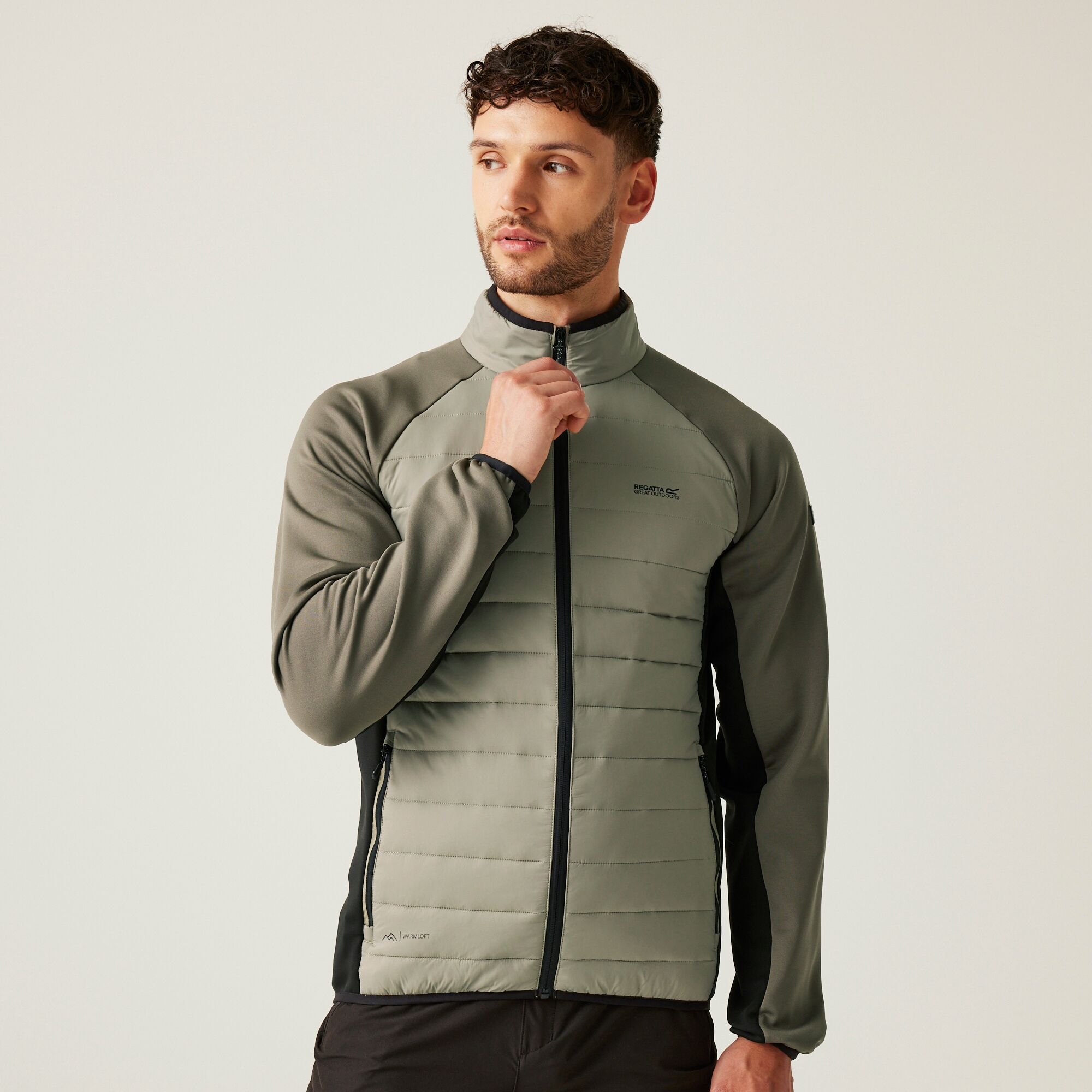 Regatta Regatta Męska kurtka wiosenna hybrydowa Clumber IV Brązowy