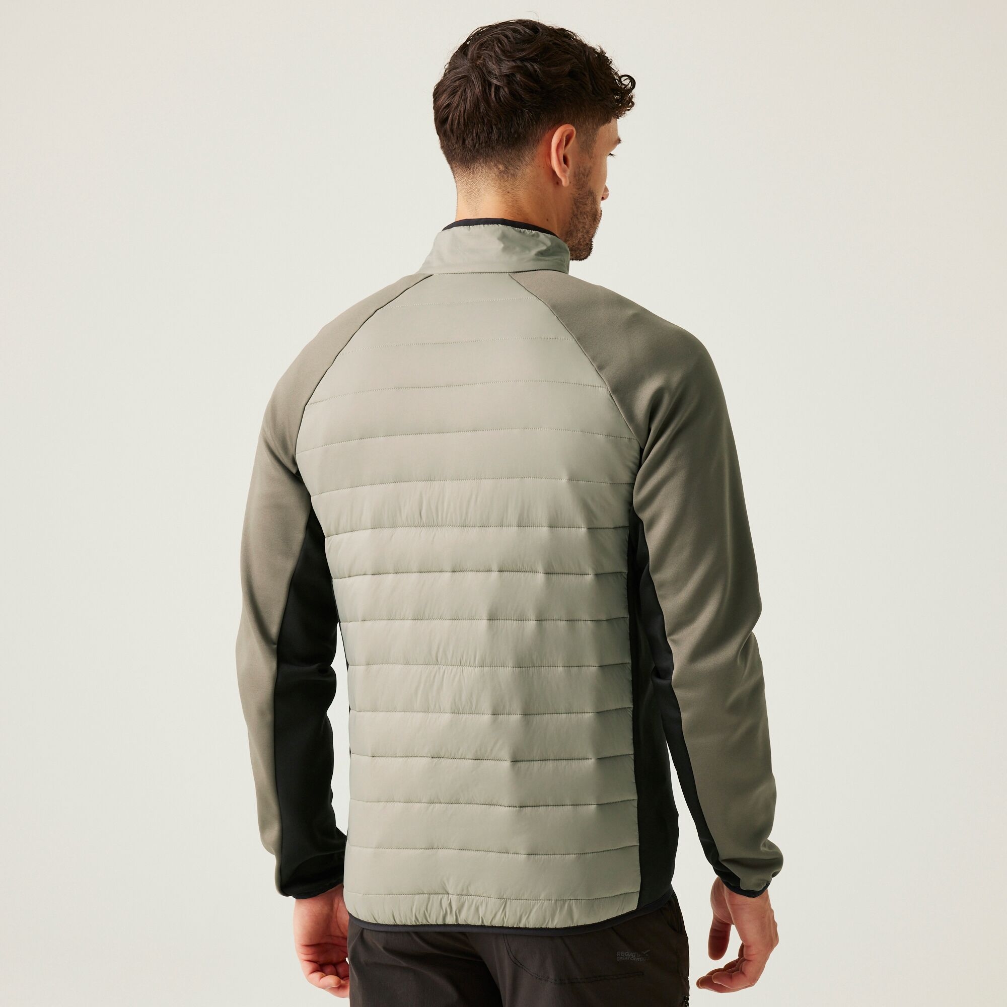 Męska kurtka wiosenna hybrydowa Clumber IV Brązowy