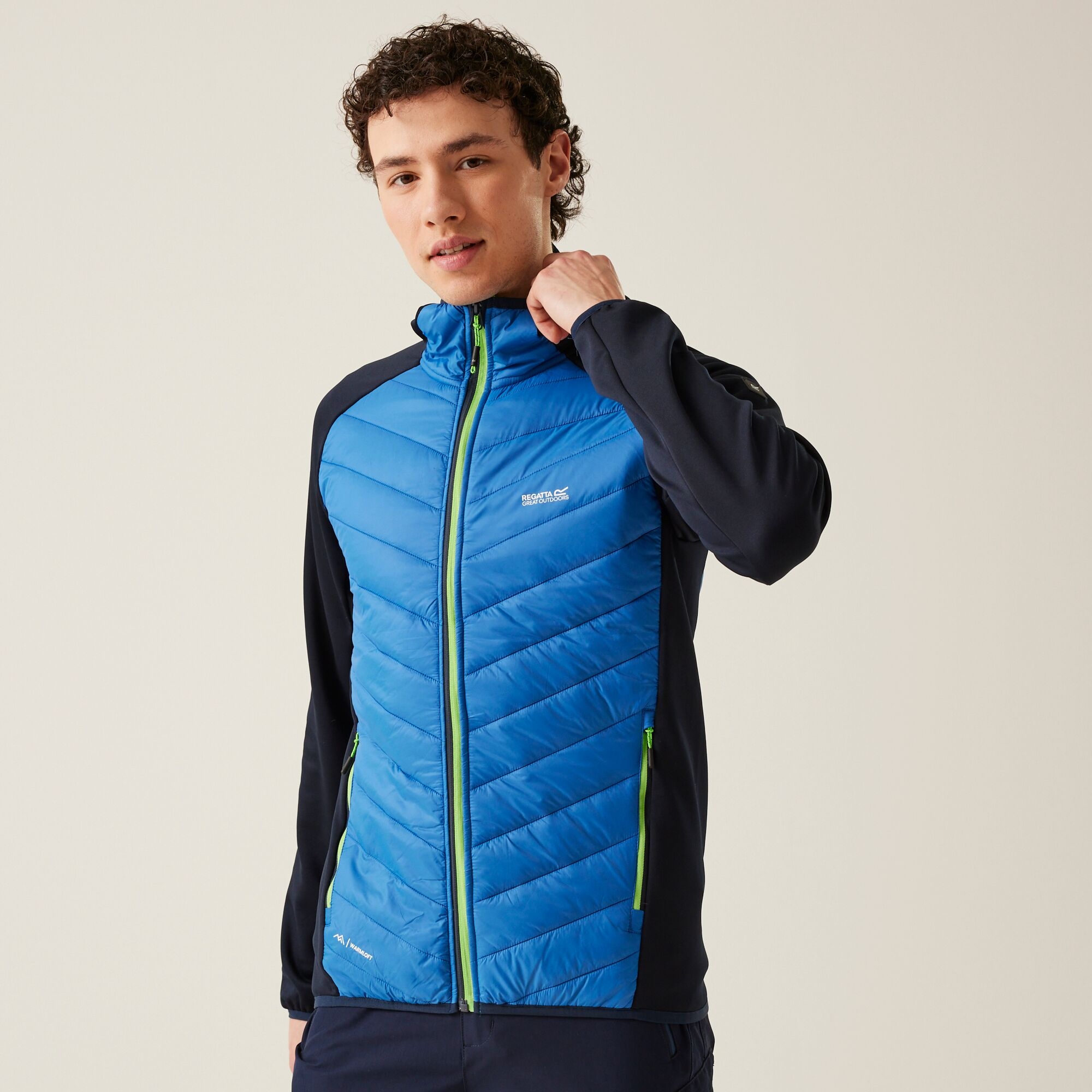 Regatta Męska kurtka wiosenna hybrydowa Andreson VIII Niebieski