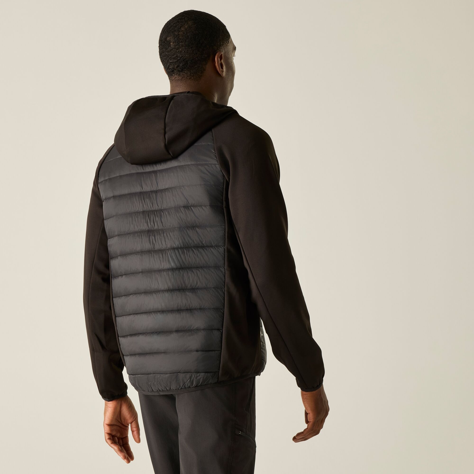 Męska kurtka wiosenna hybrydowa Andreson VIII Czarny