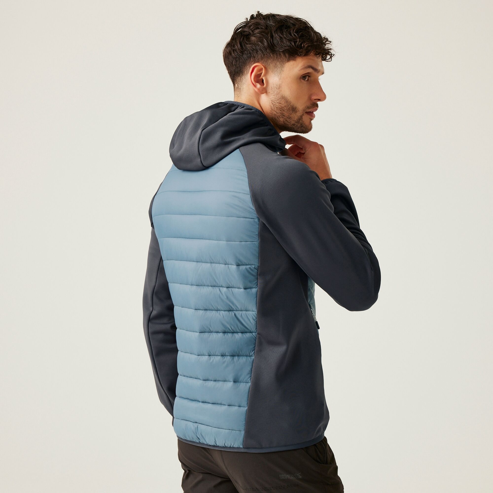 Regatta Męska kurtka wiosenna hybrydowa Andreson VIII Szary