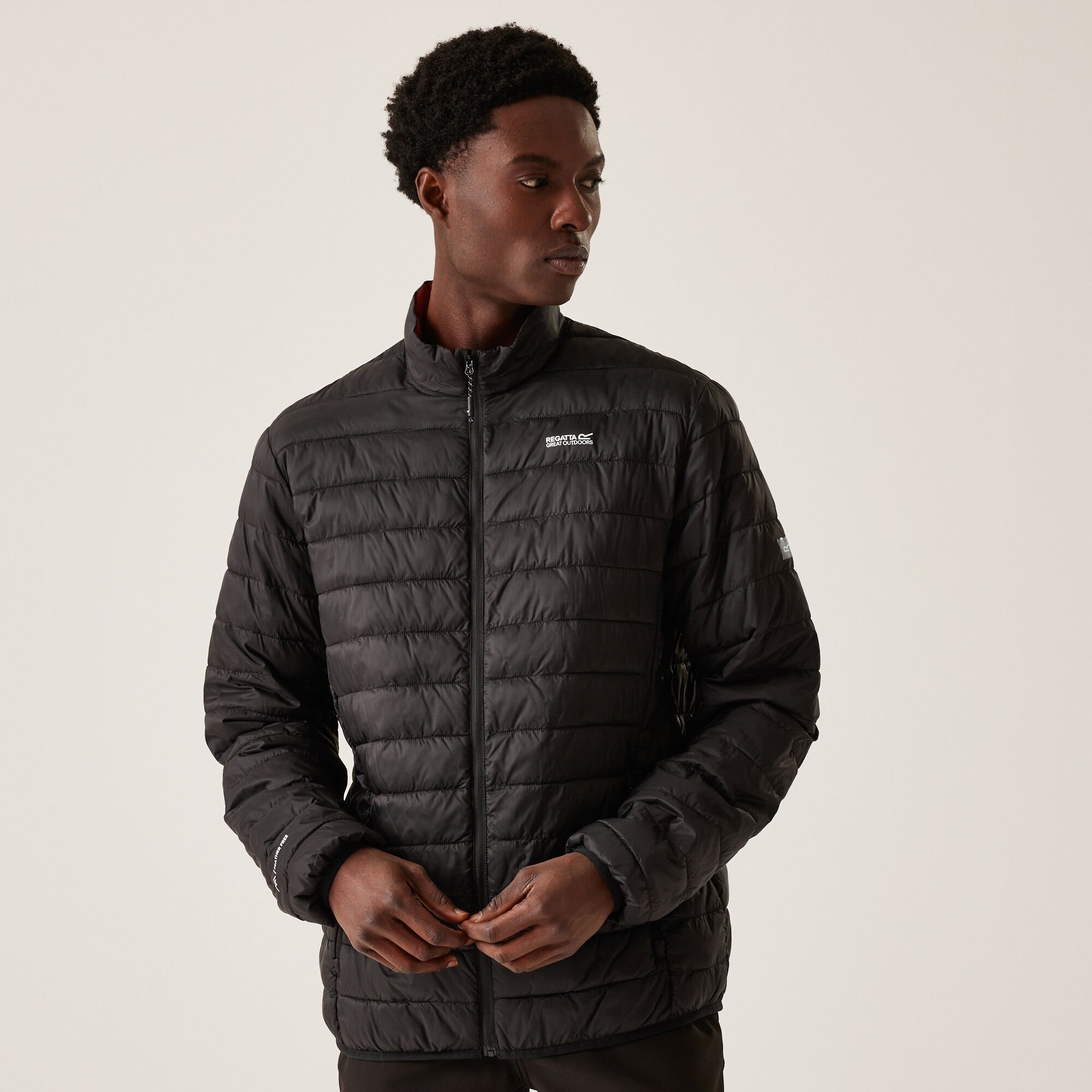 Regatta Regatta Kurtka męska przejściowa ocieplana Hillpack II Czarny