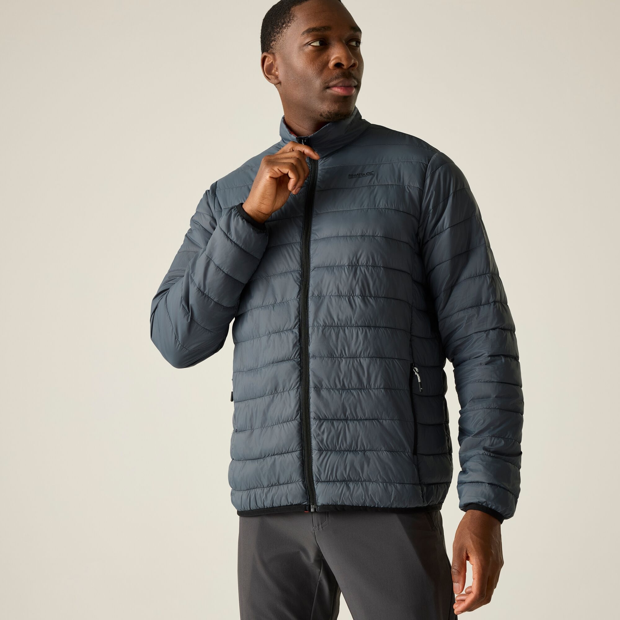 Regatta   Kurtka męska przejściowa ocieplana Hillpack II Szary