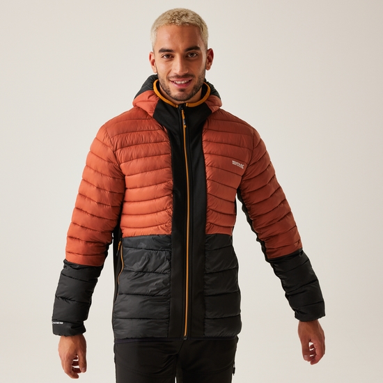 Veste à capuche Leedre Hybrid pour homme Rouge
