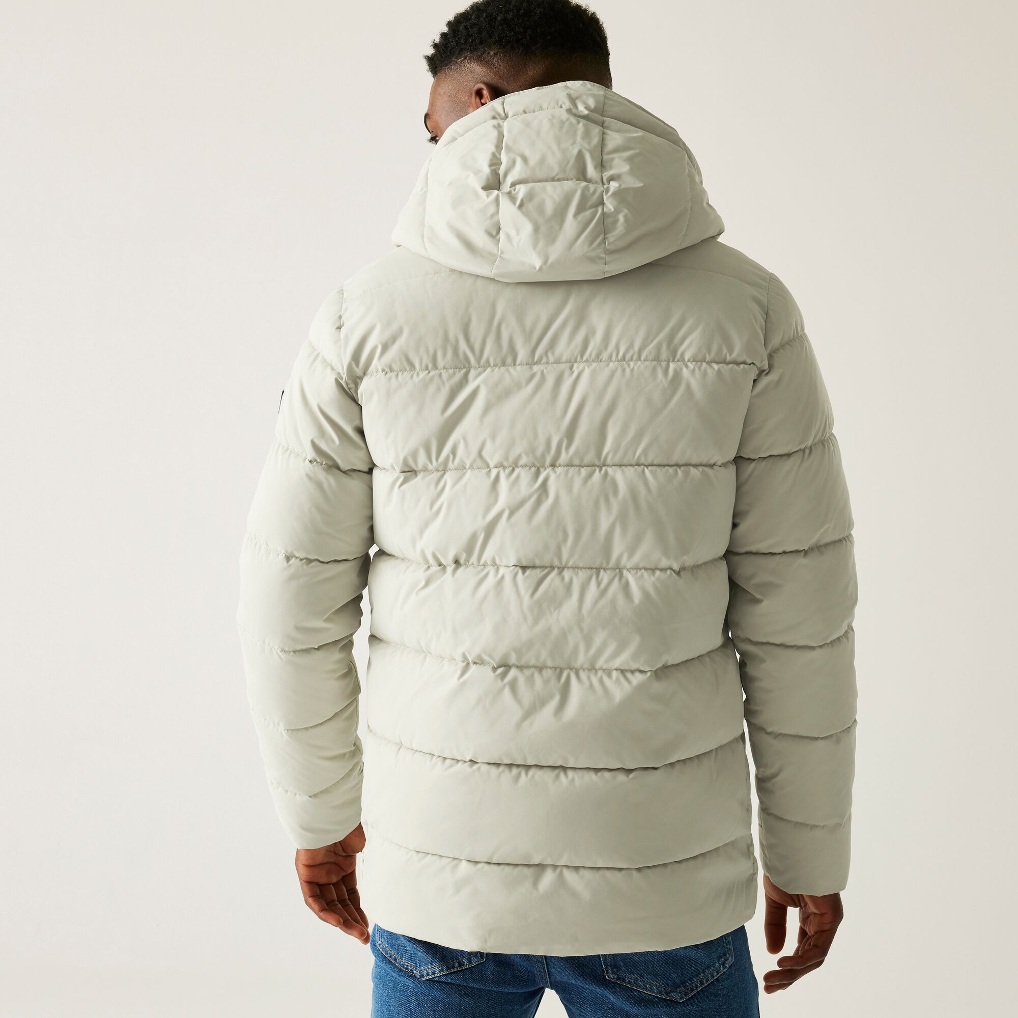 Regatta Męska kurtka zimowa pikowana Layska Szary