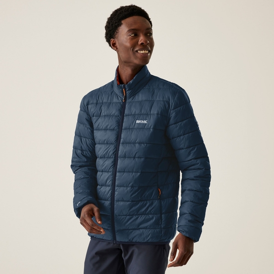 Men's Marizion Padded Jacket Moonlight Denin Fox