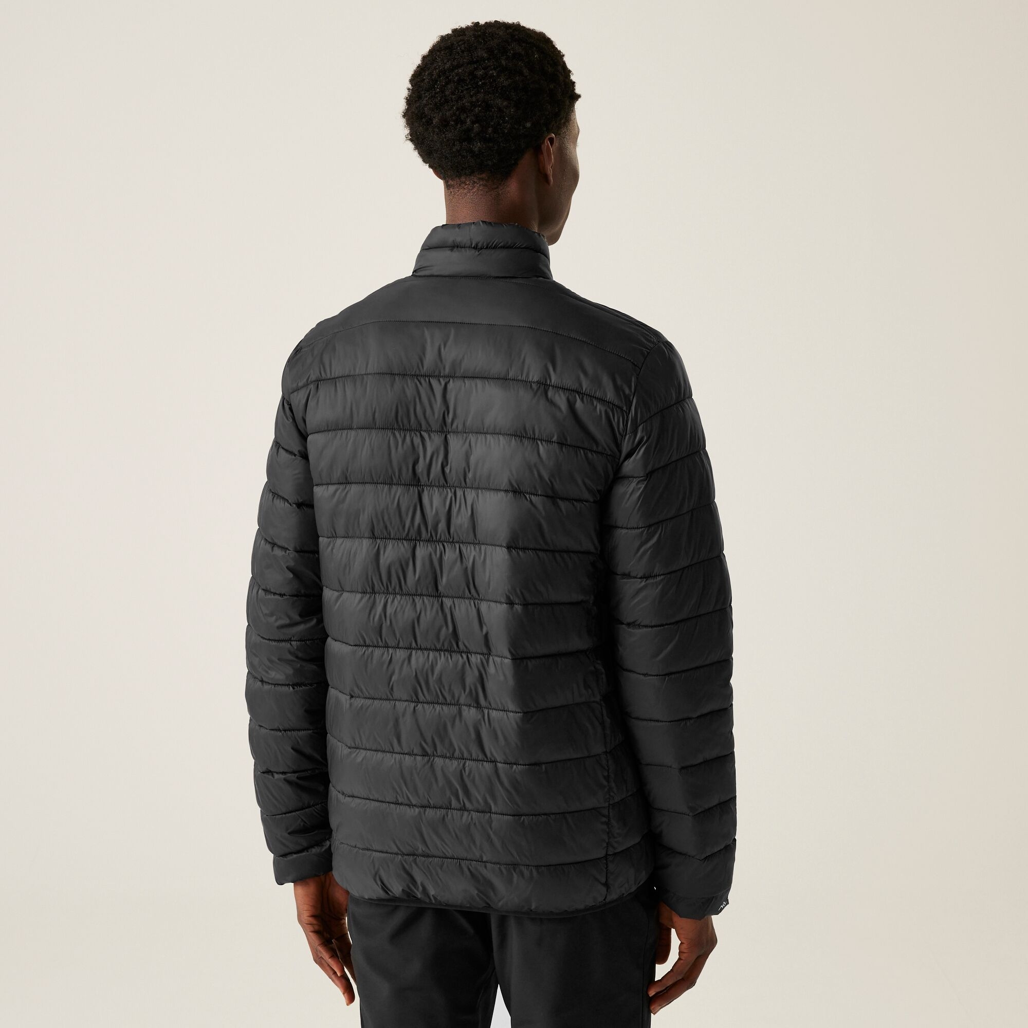 Regatta Regatta Kurtka męska przejściowa ocieplana pikowana Marizion Czarny