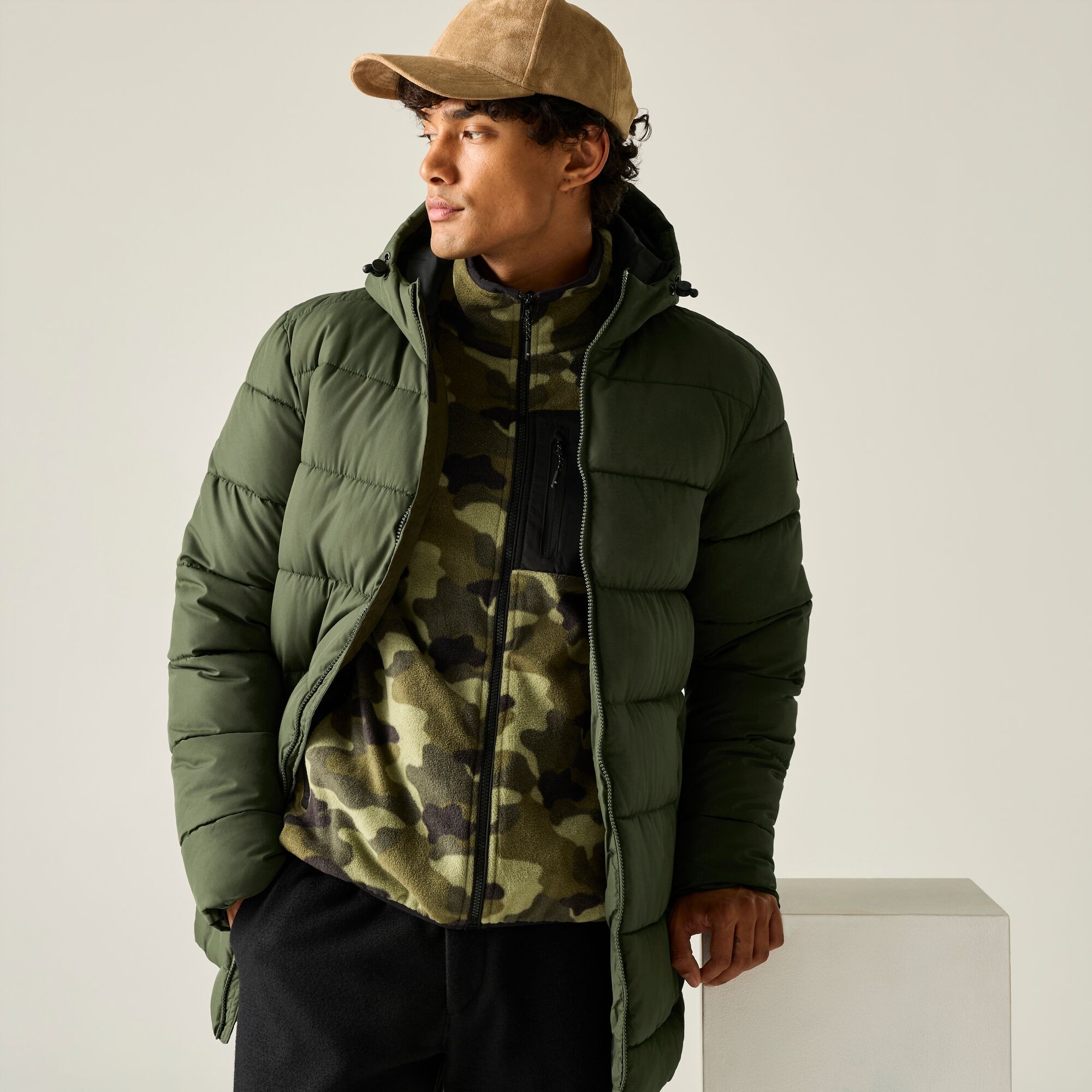 Regatta Men's Lakiver Padded Jacket - Green 3XL