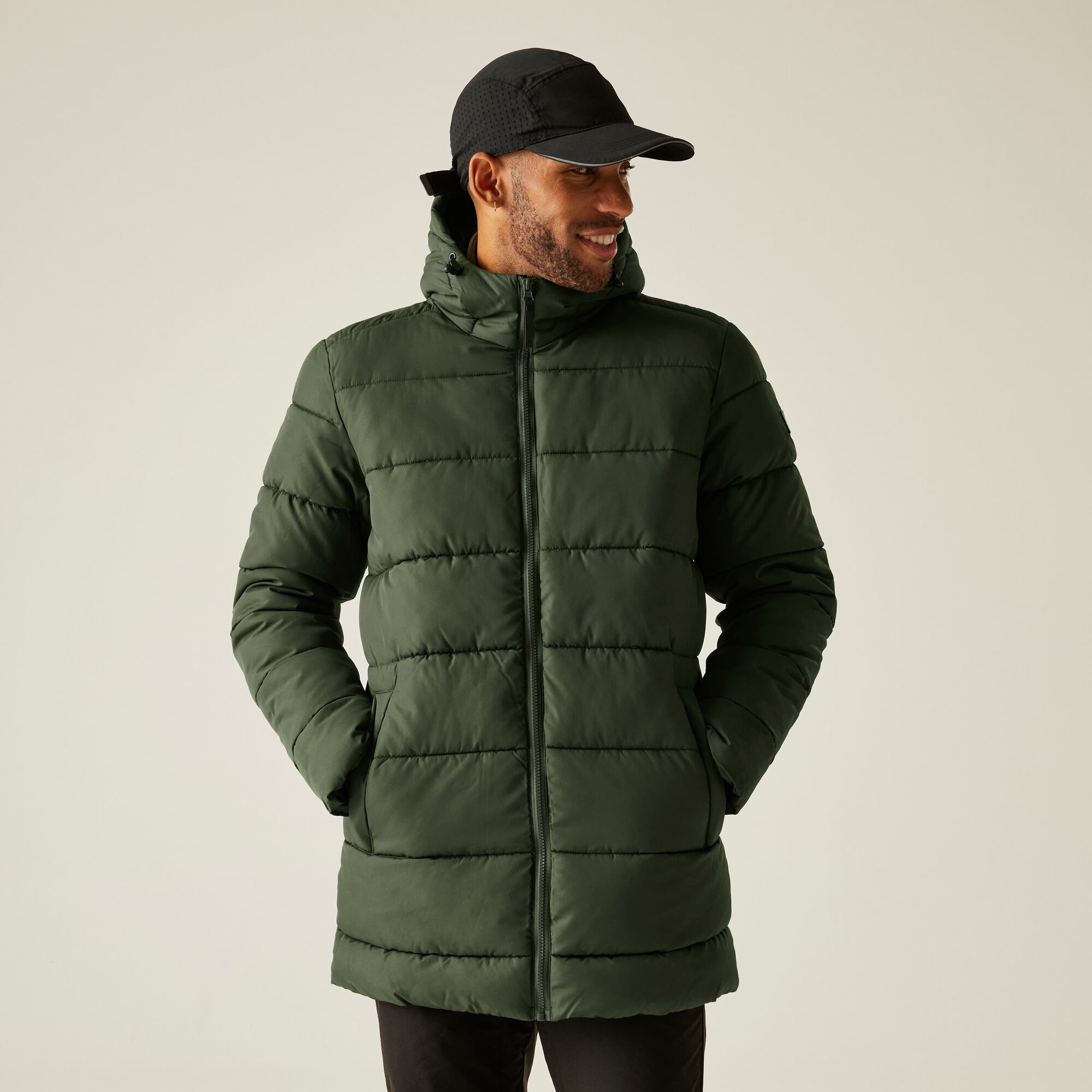 Regatta Kurtka męska zimowa pikowana Lakiver Zielony