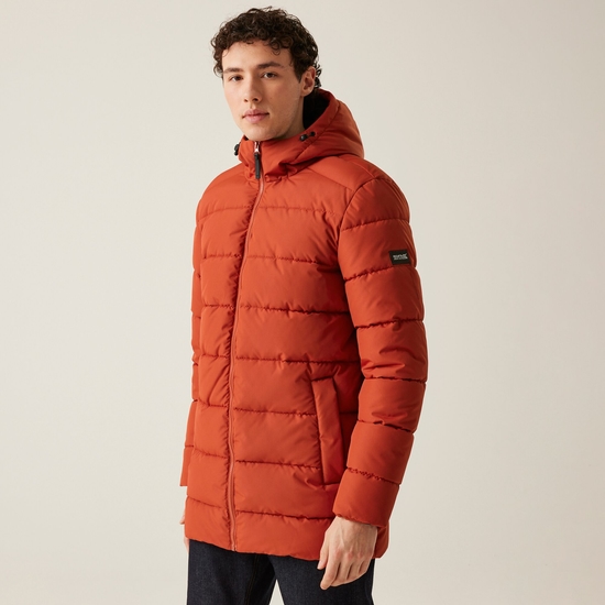Men's Lakiver Padded Jacket Red Ochre
