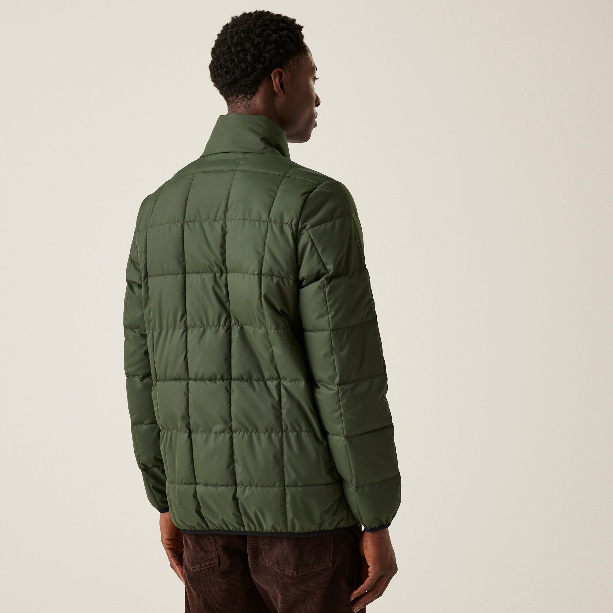 Regatta Męska kurtka przejściowa pikowana Wilnor Zielony