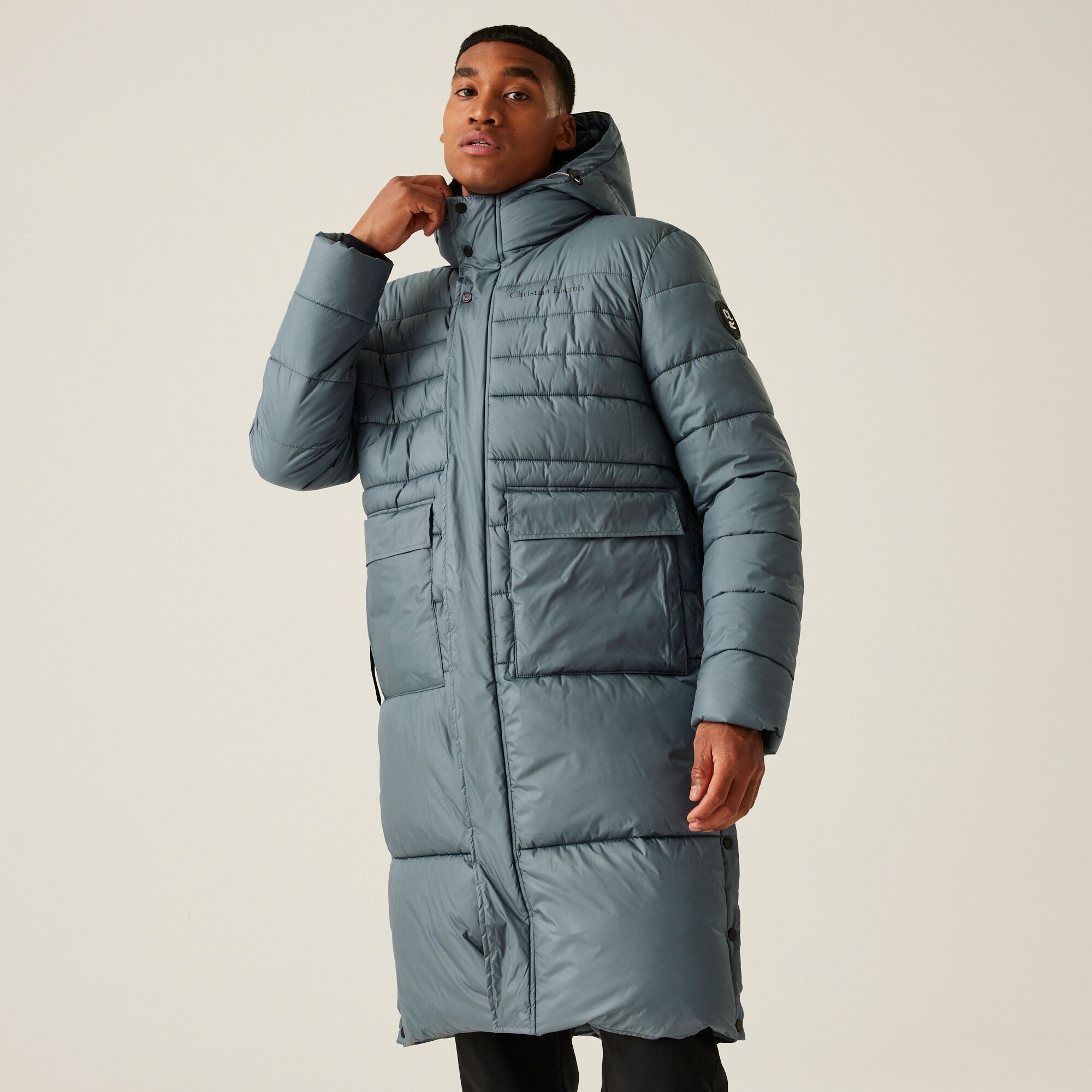 Regatta Christian Lacroix Męski płaszcz zimowy Collongues Long Szary