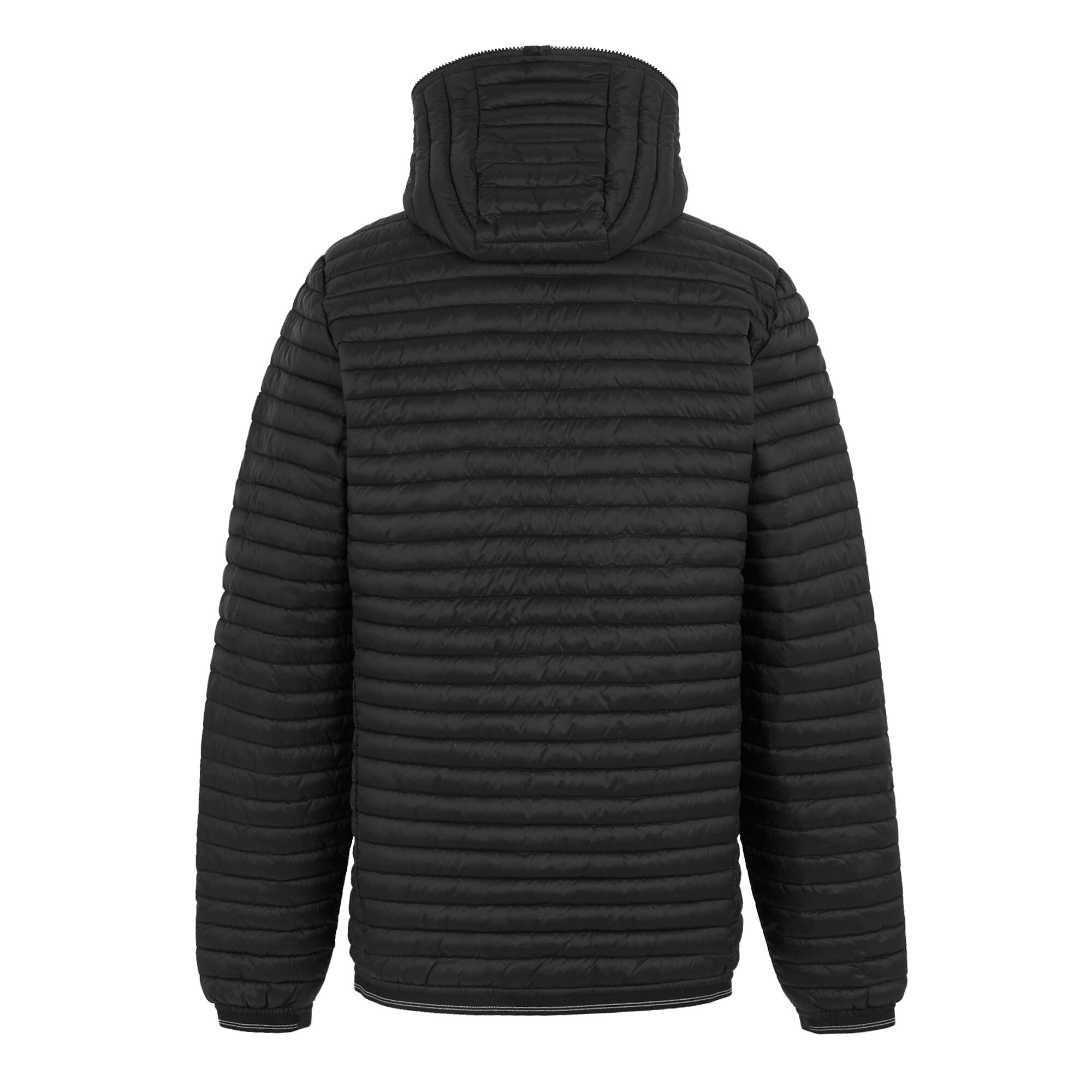 Męska kurtka przejściowa pikowana lekka Rigain Czarny