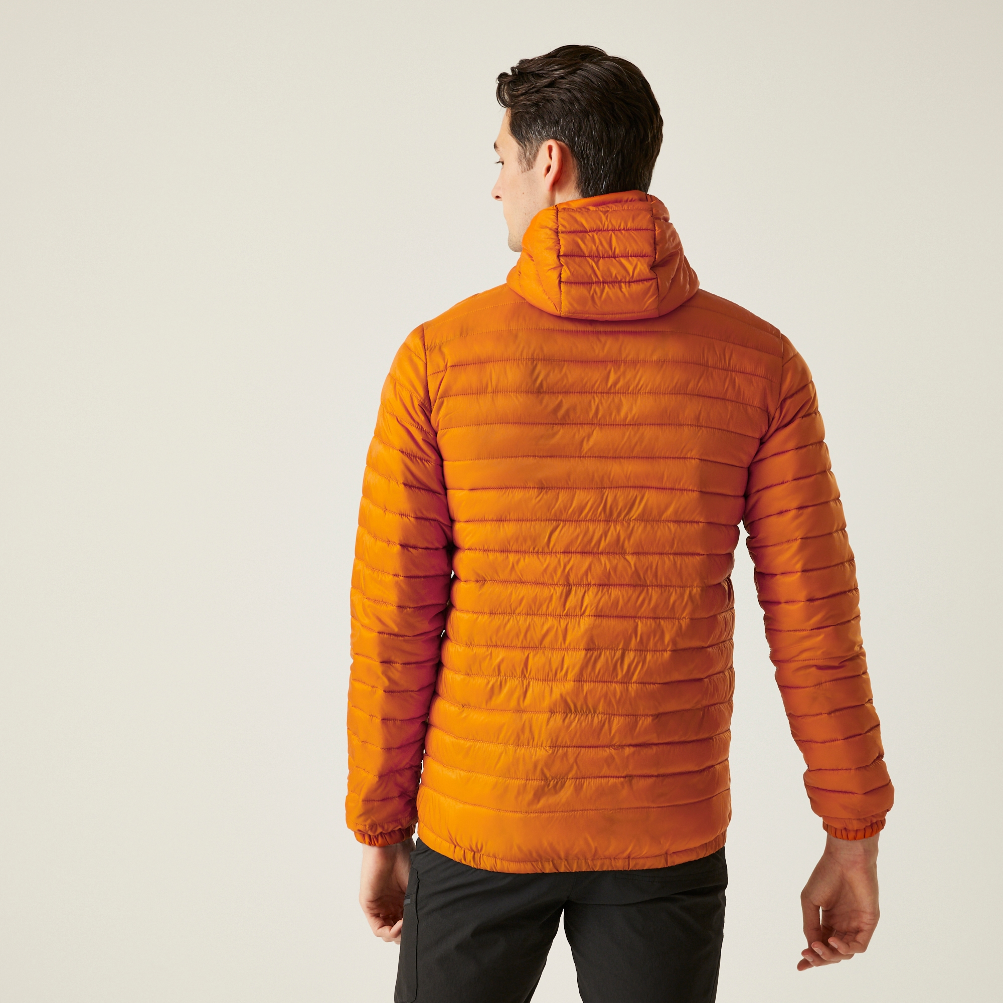 Regatta Regatta Kurtka męska przejściowa pikowana Hurden Pomarańczowy