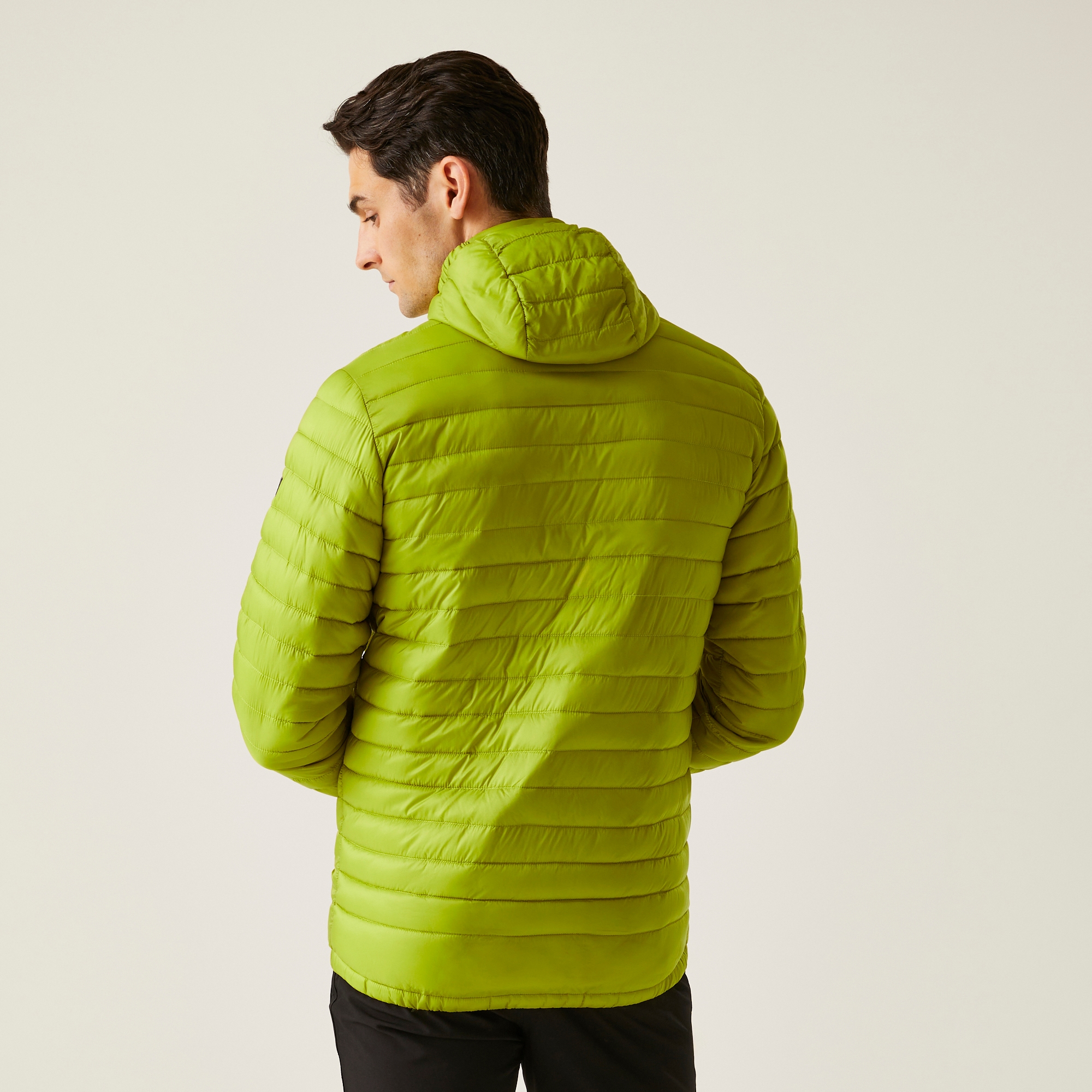 Regatta   Kurtka męska przejściowa pikowana Hurden Zielony