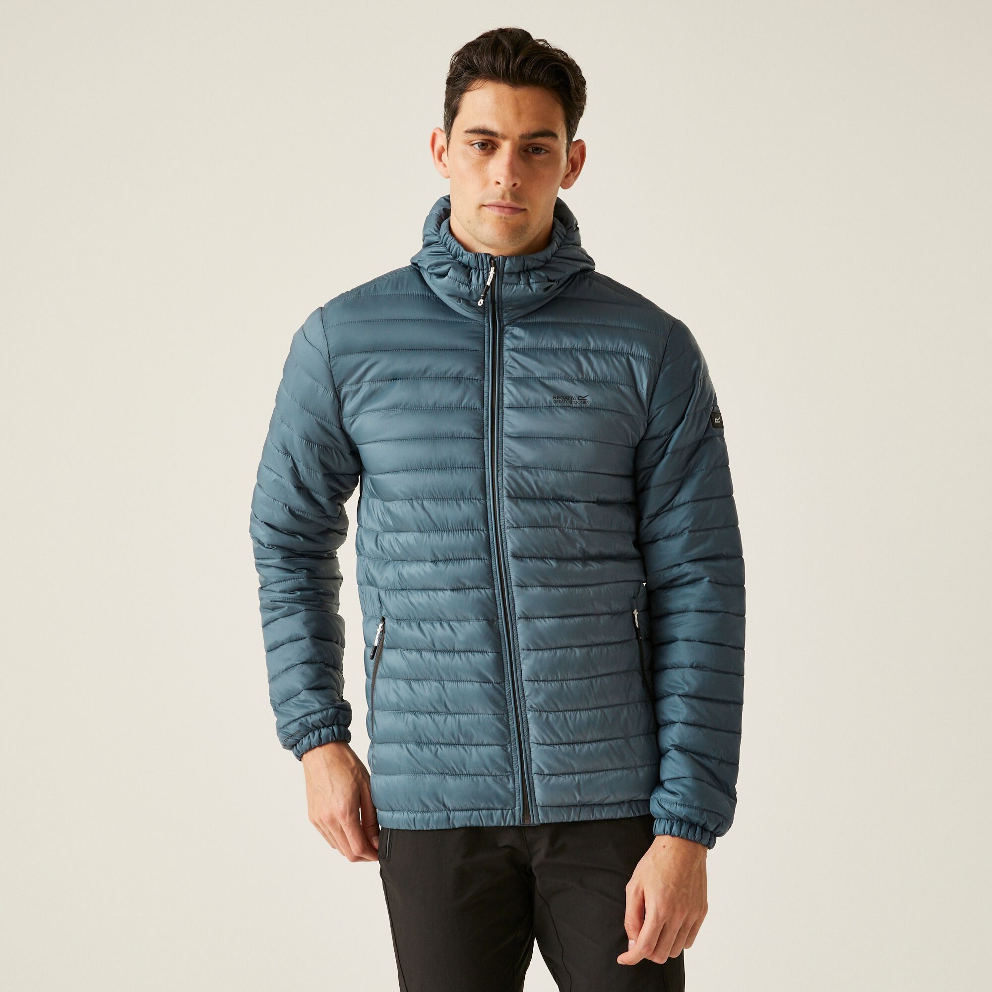 Regatta Men's Hurden Padded Jacket - Blue Small