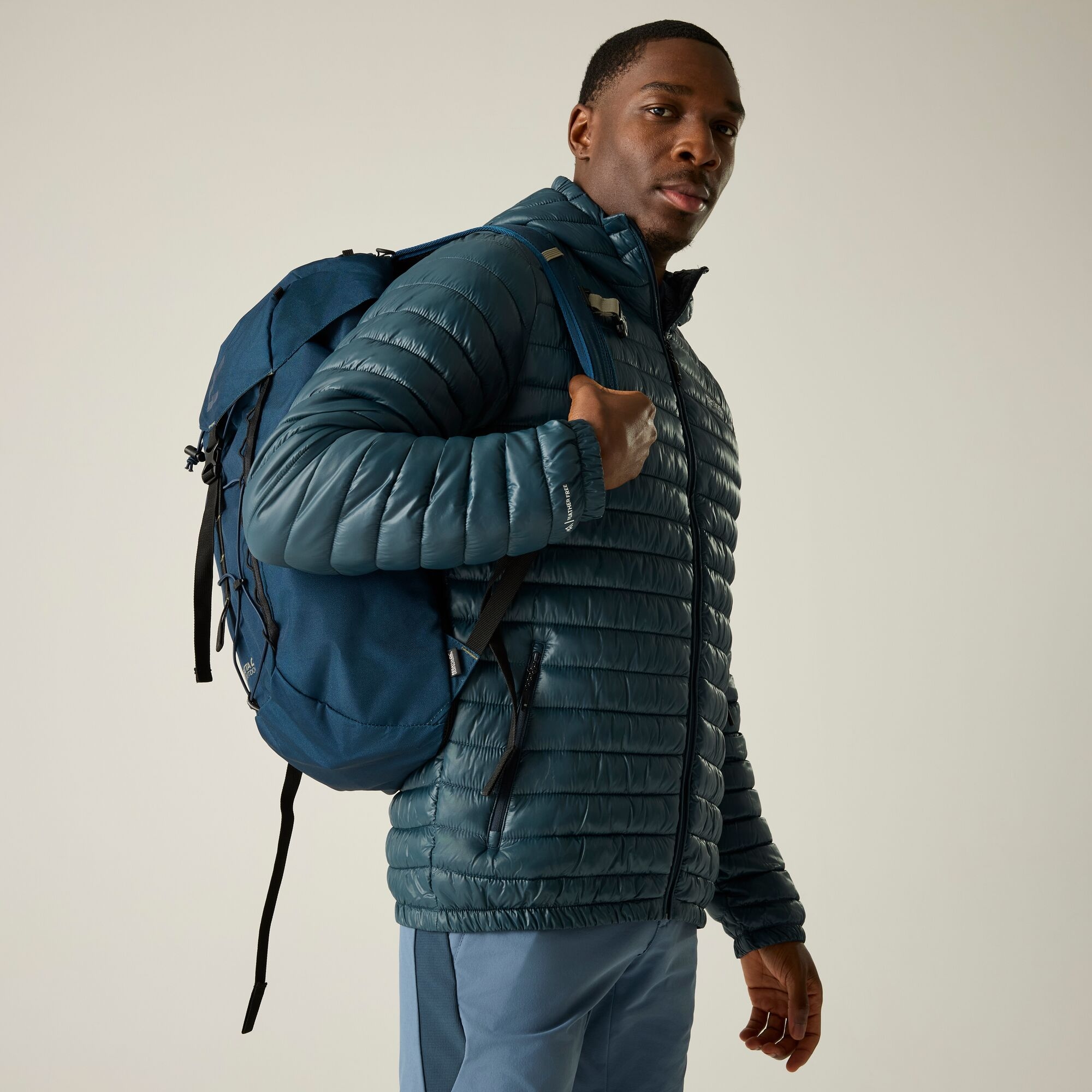 Regatta Men's Hurden Padded Jacket - Blue Large - Image 1