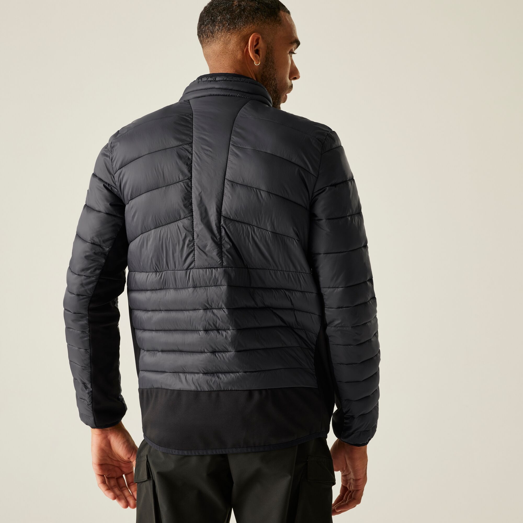 Kurtka męska hybrydowa Leedre Szary