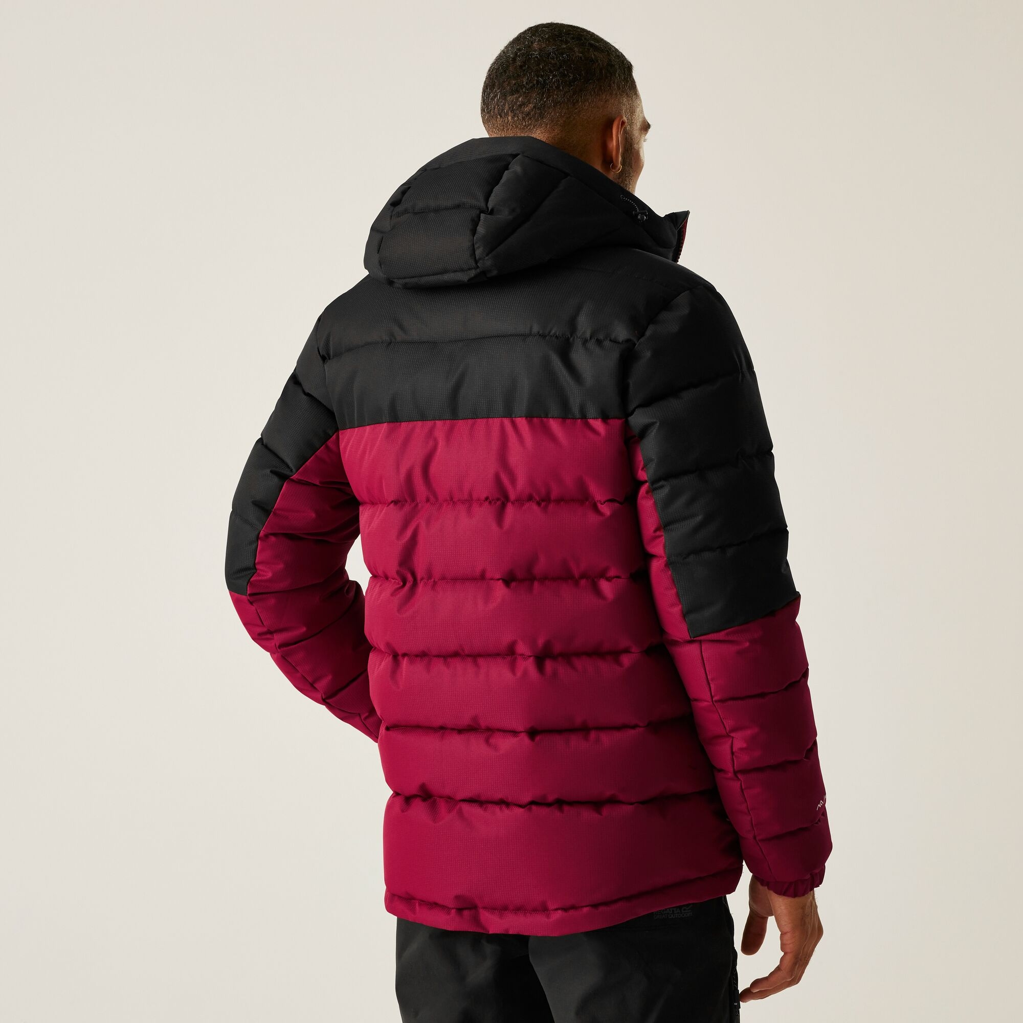 Kurtka męska zimowa ocieplana Aldthorn Burgundowy