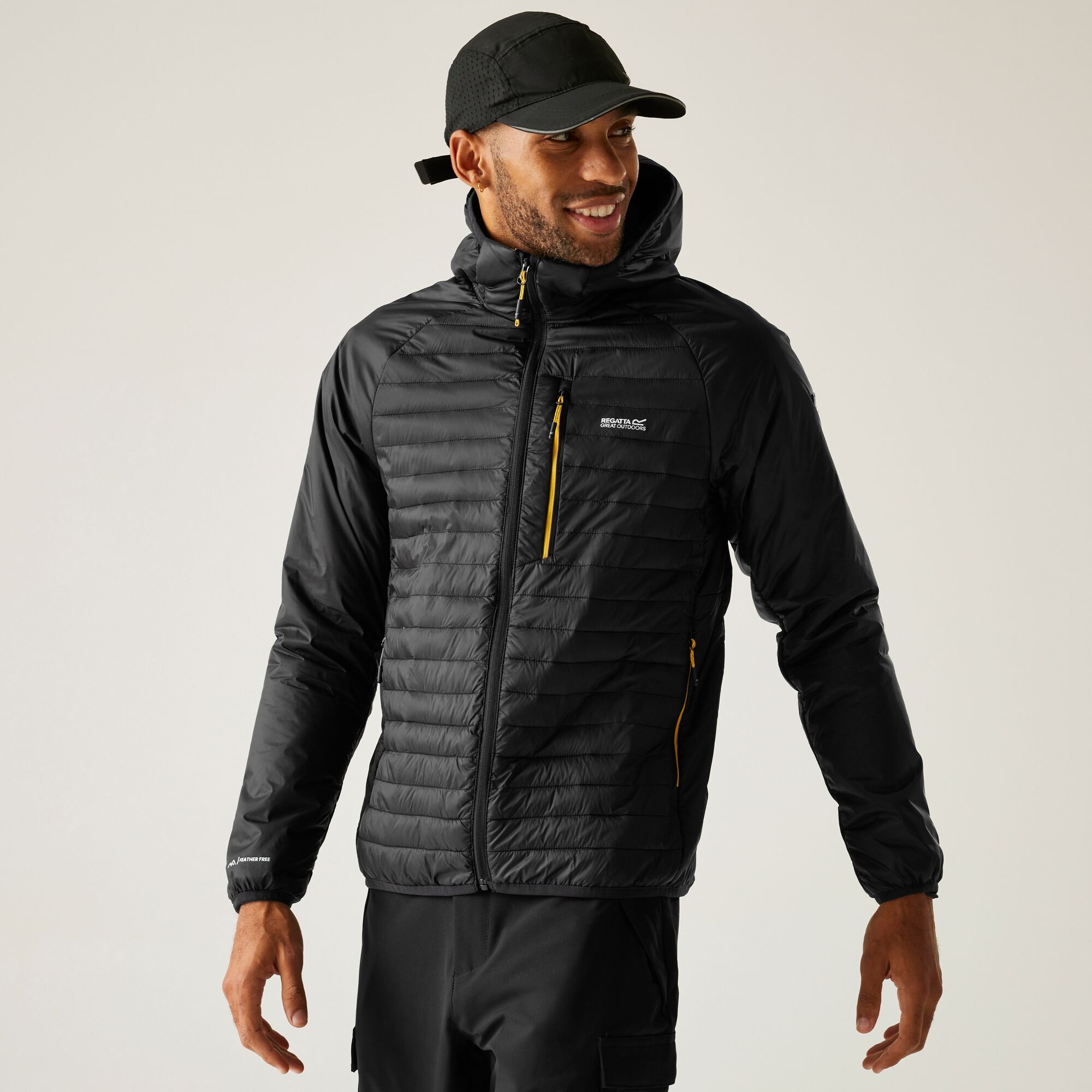 Regatta Kurtka męska przejściowa Rowak Czarny