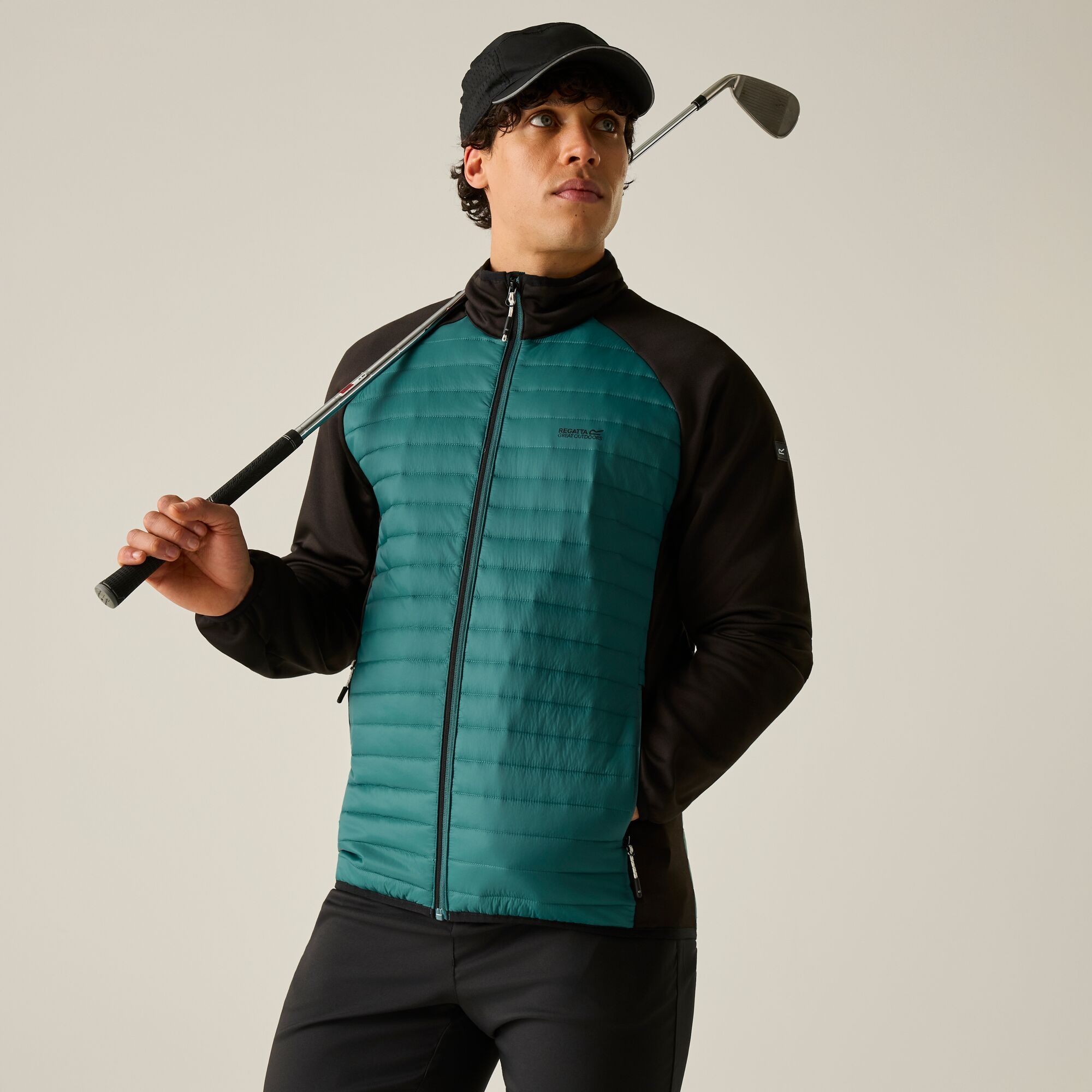 Regatta   Kurtka męska hybrydowa Clumber Zielony