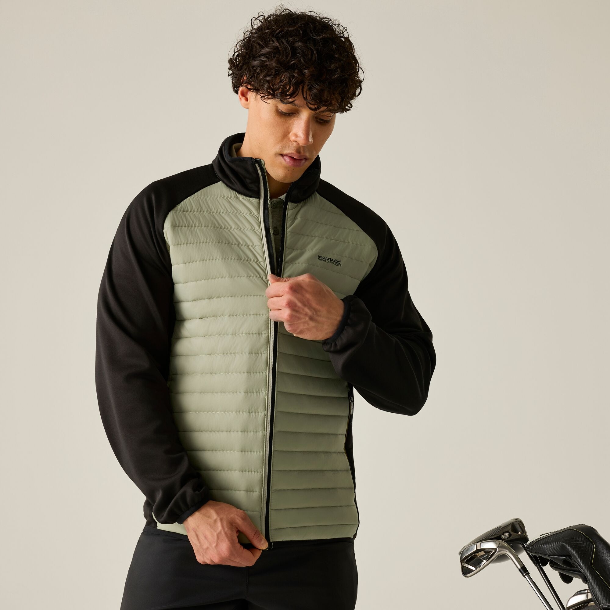 Regatta   Kurtka męska hybrydowa Clumber Zielony