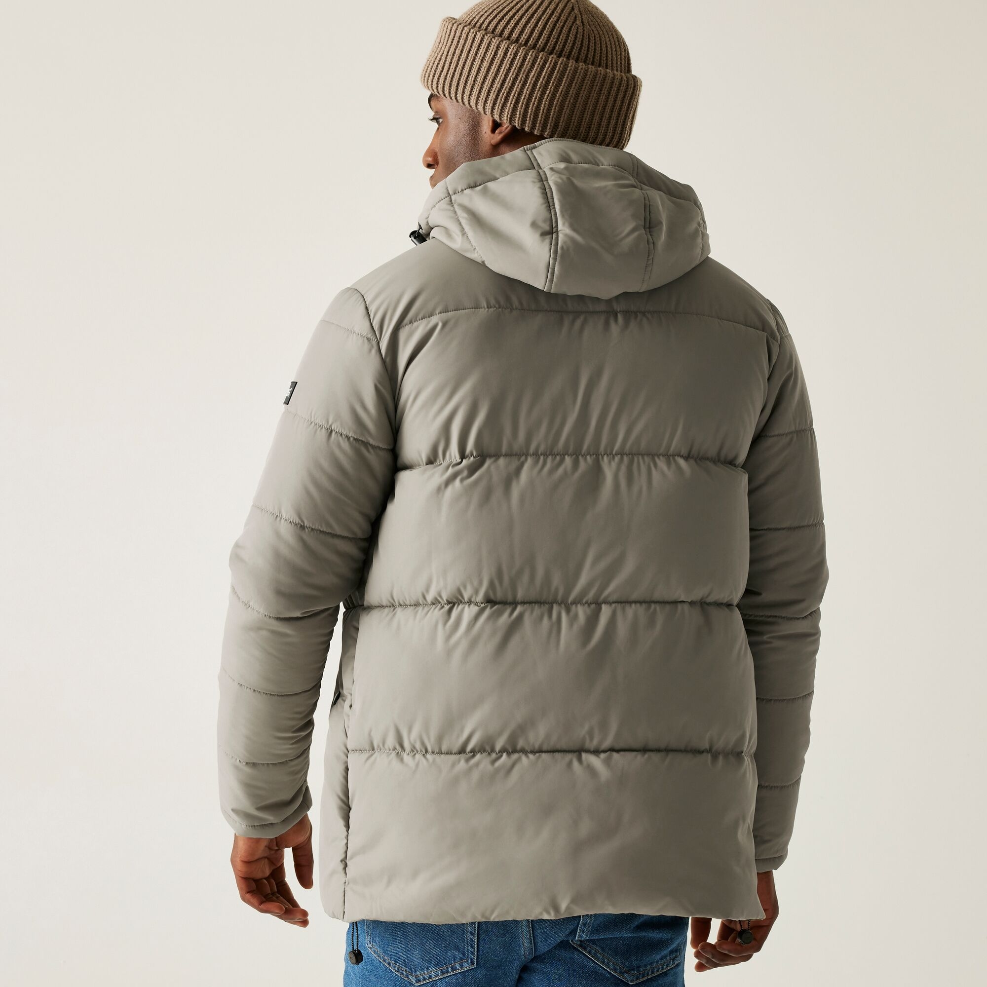 Regatta Kurtka męska zimowa ocieplana Marshgrave Beżowy