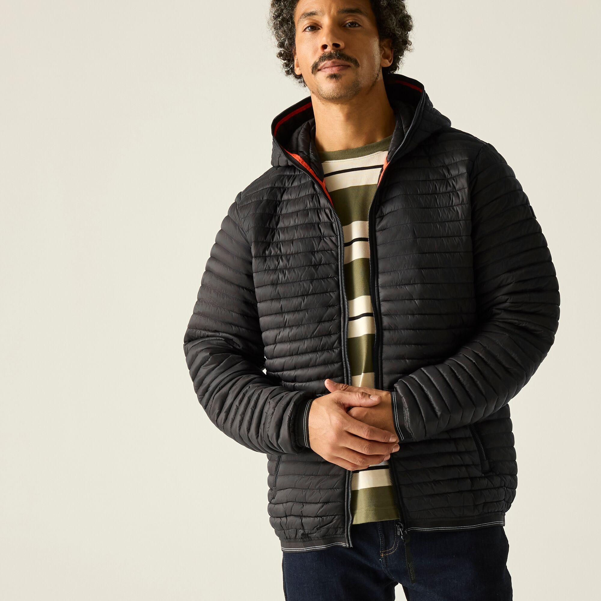 Regatta   Kurtka męska przejściowa Rigain Czarny