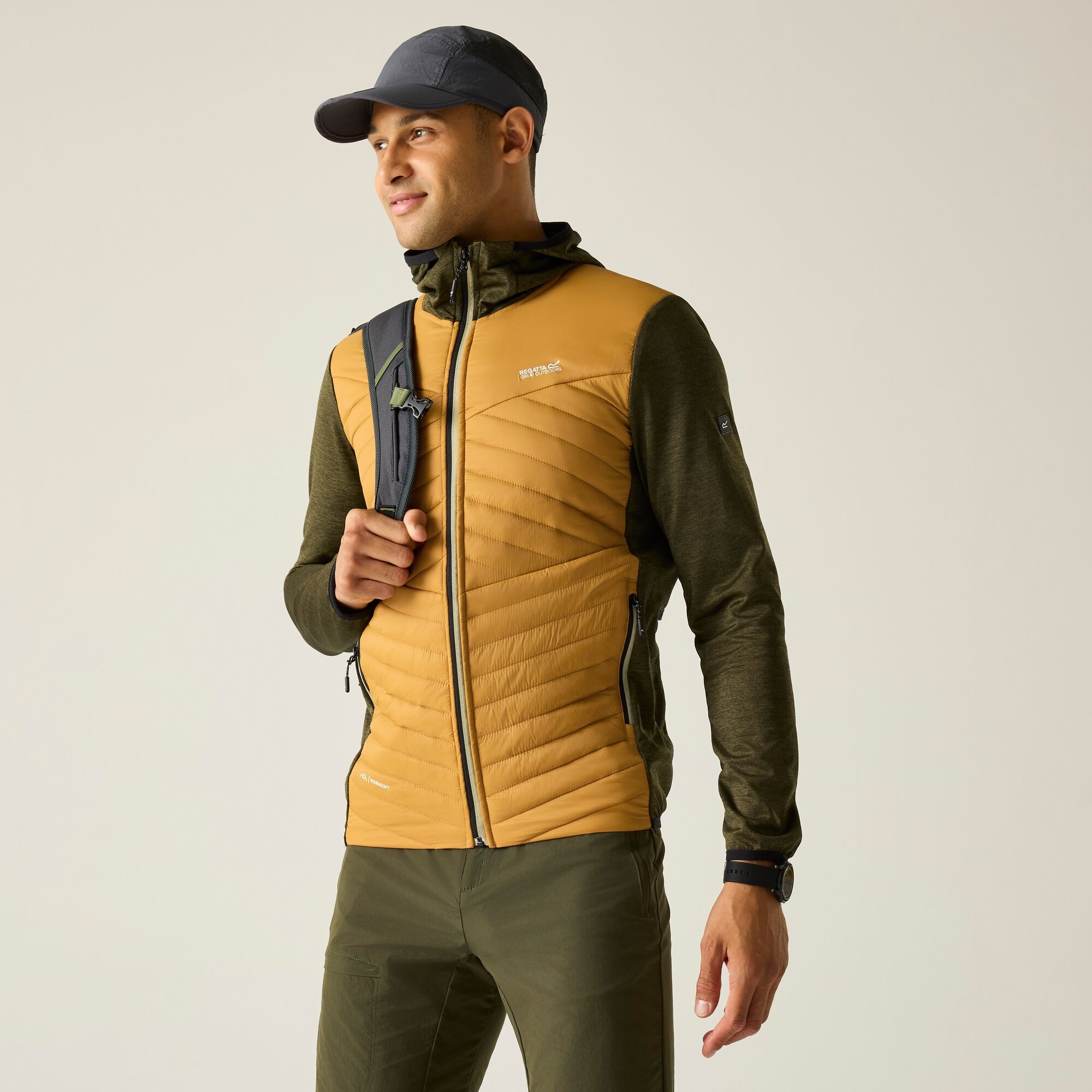 Regatta   Kurtka męska hybrydowa Andreson Marl Brązowy