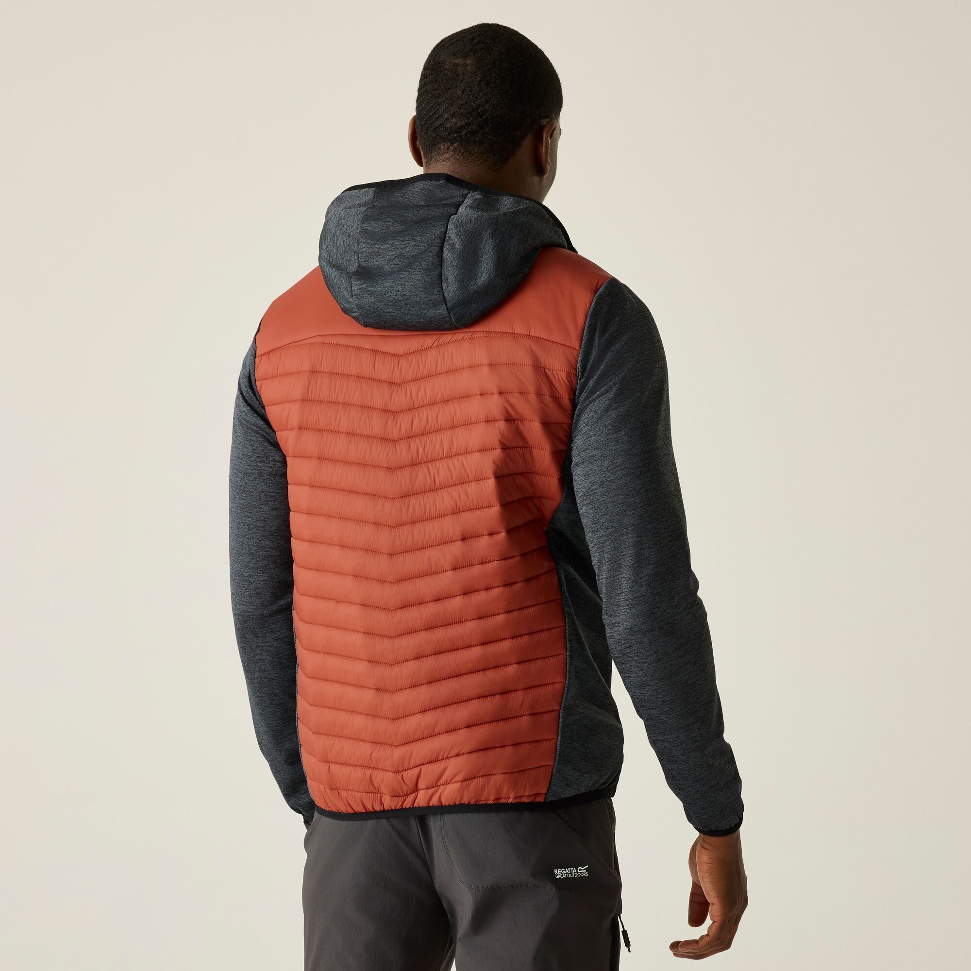 Regatta   Kurtka męska hybrydowa Andreson Marl Pomarańczowy