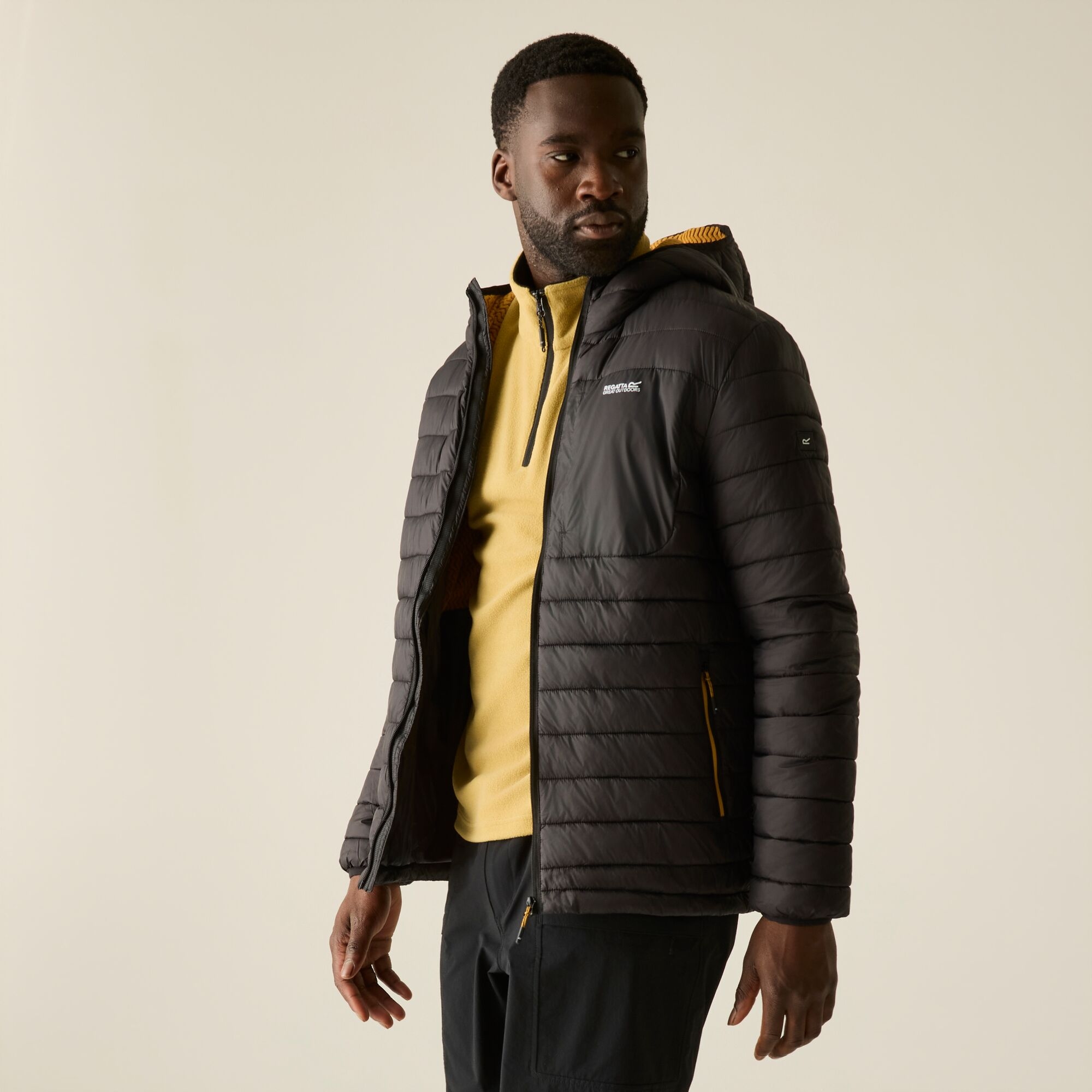 Regatta Men's Lightfell Insulated Jacket - Black (Wood Bro - 3XL - Image 5