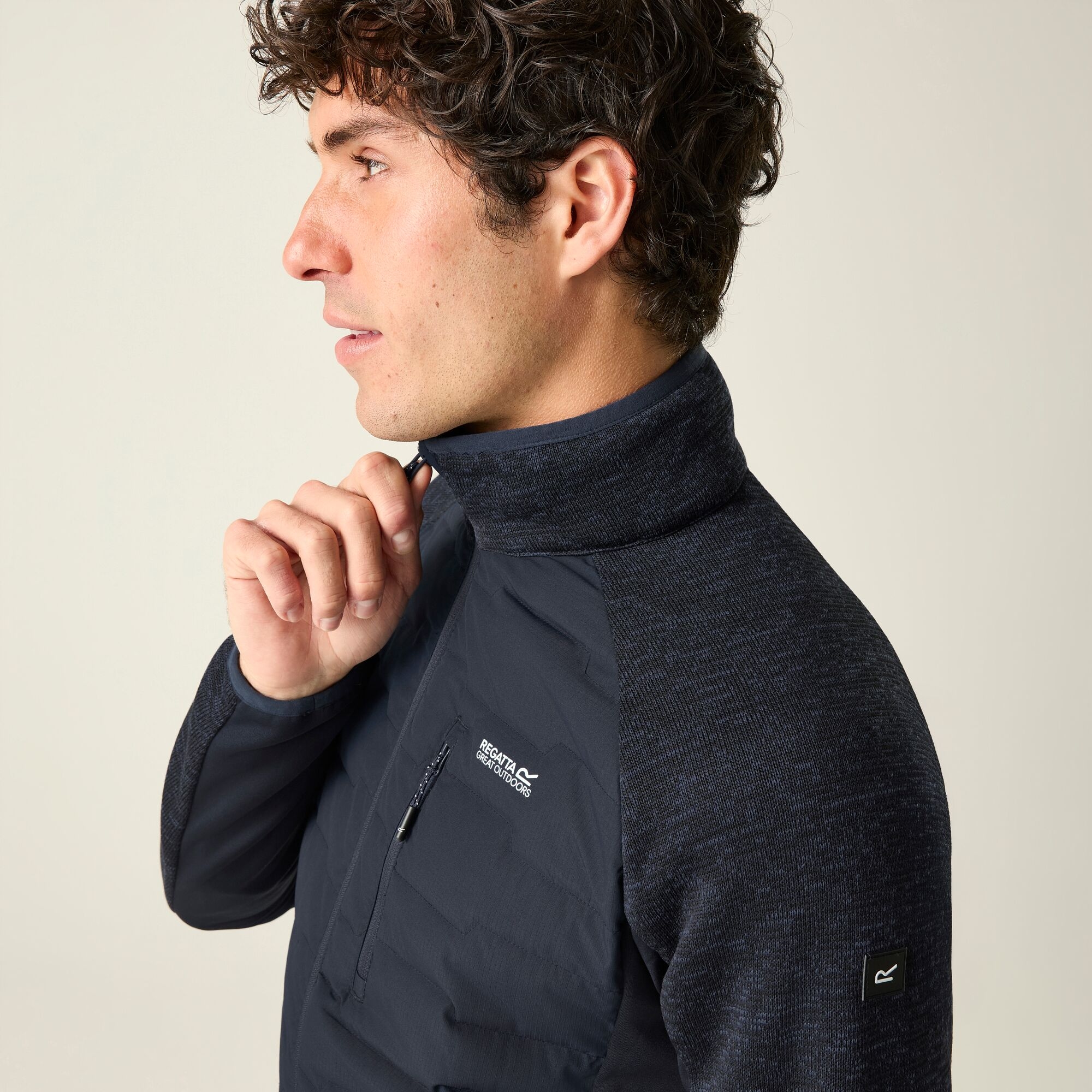 Regatta Mens Cyrus Hybrid Padded Jacket Water Repellent Winter Coat - Image 6