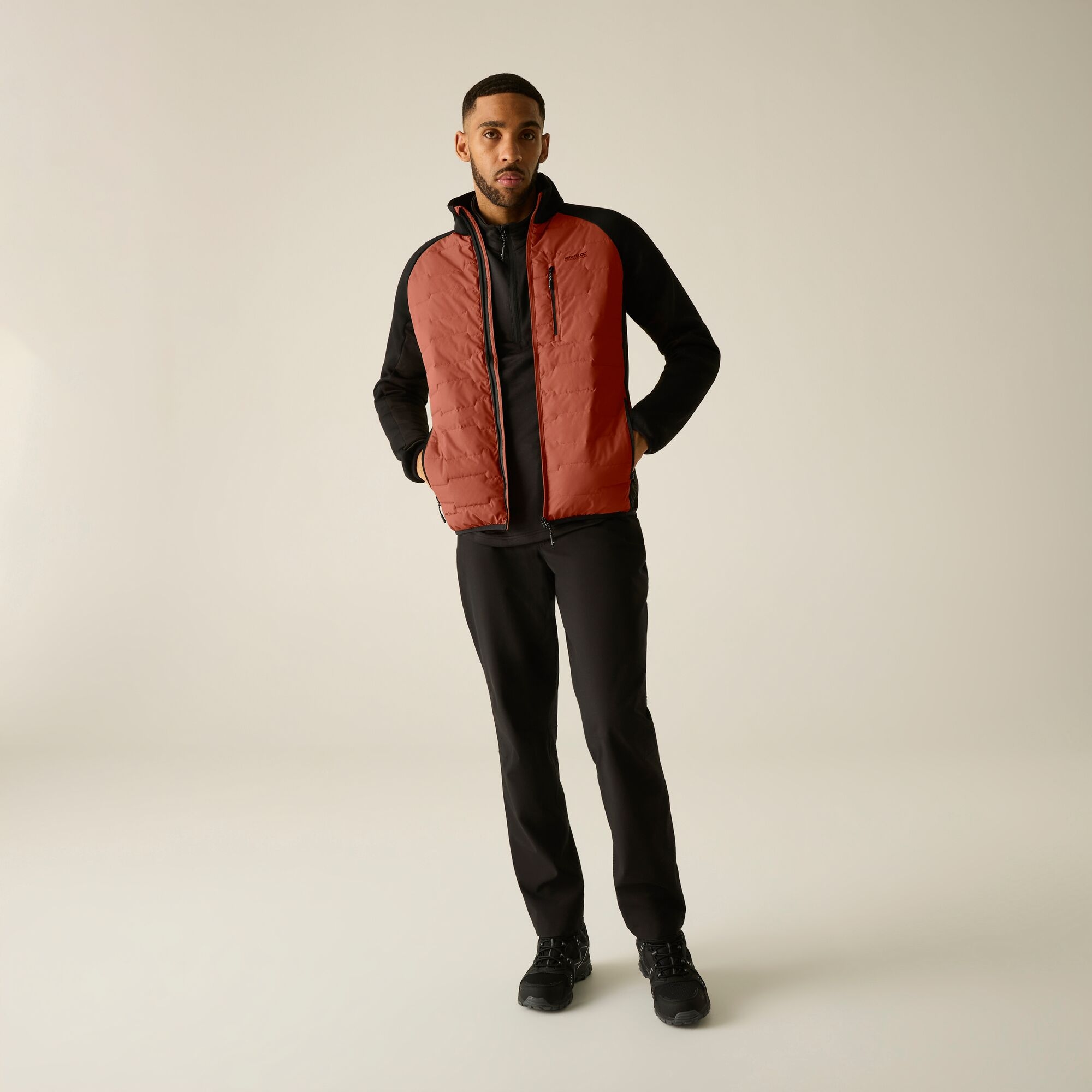Regatta Men's Cyrus Hybrid Jacket - Red Small - Image 1