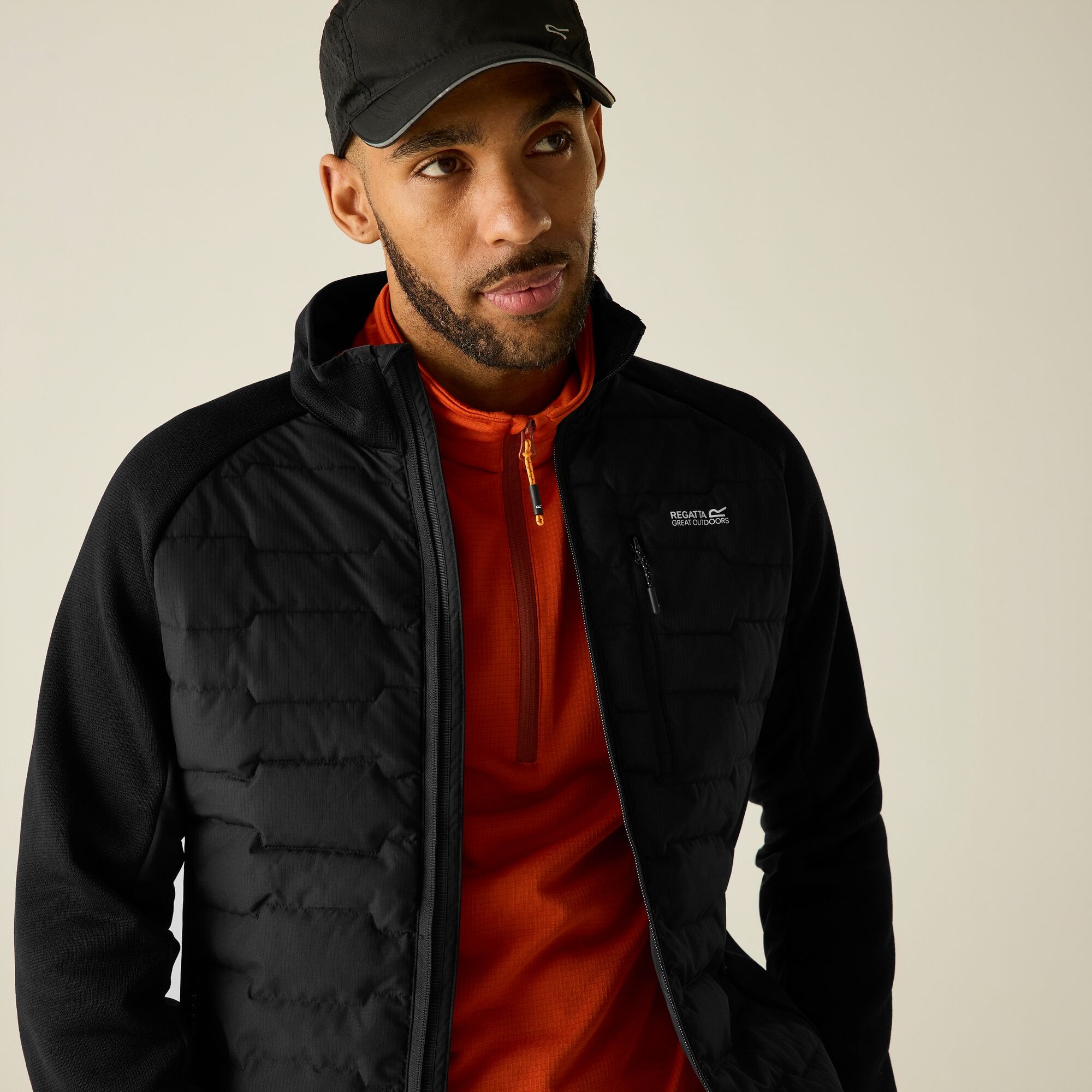 Regatta Men's Cyrus Hybrid Jacket - Black Small