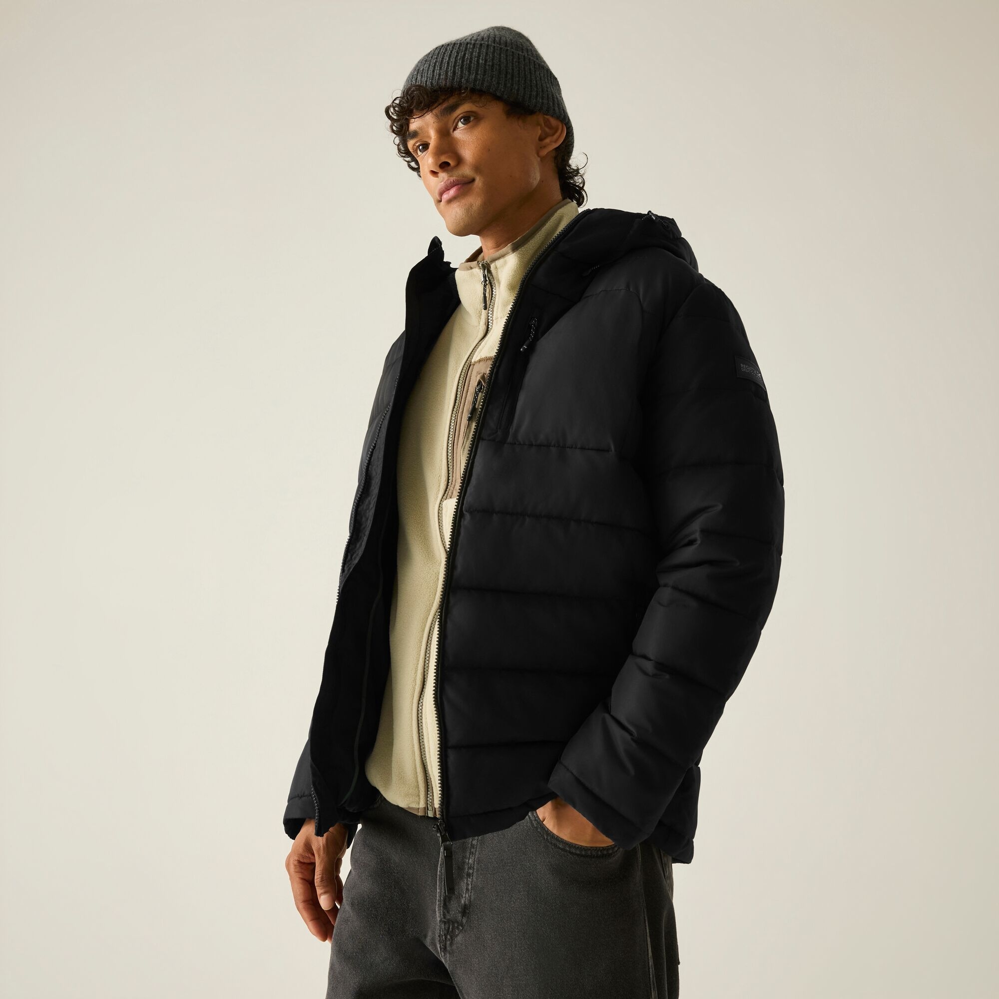Regatta Men's Frankie Padded Jacket - Black Medium