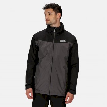 Men's Telmar III Waterproof 3 in 1 Walking Jacket Black Magnet