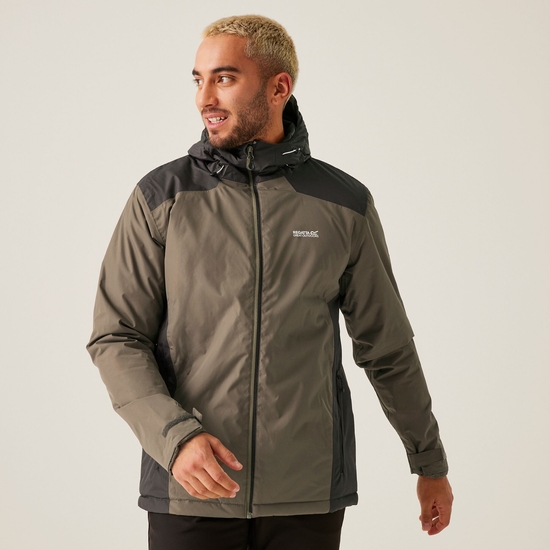 Men's Thornridge II Waterproof Insulated Jacket Crocodile Ash Black