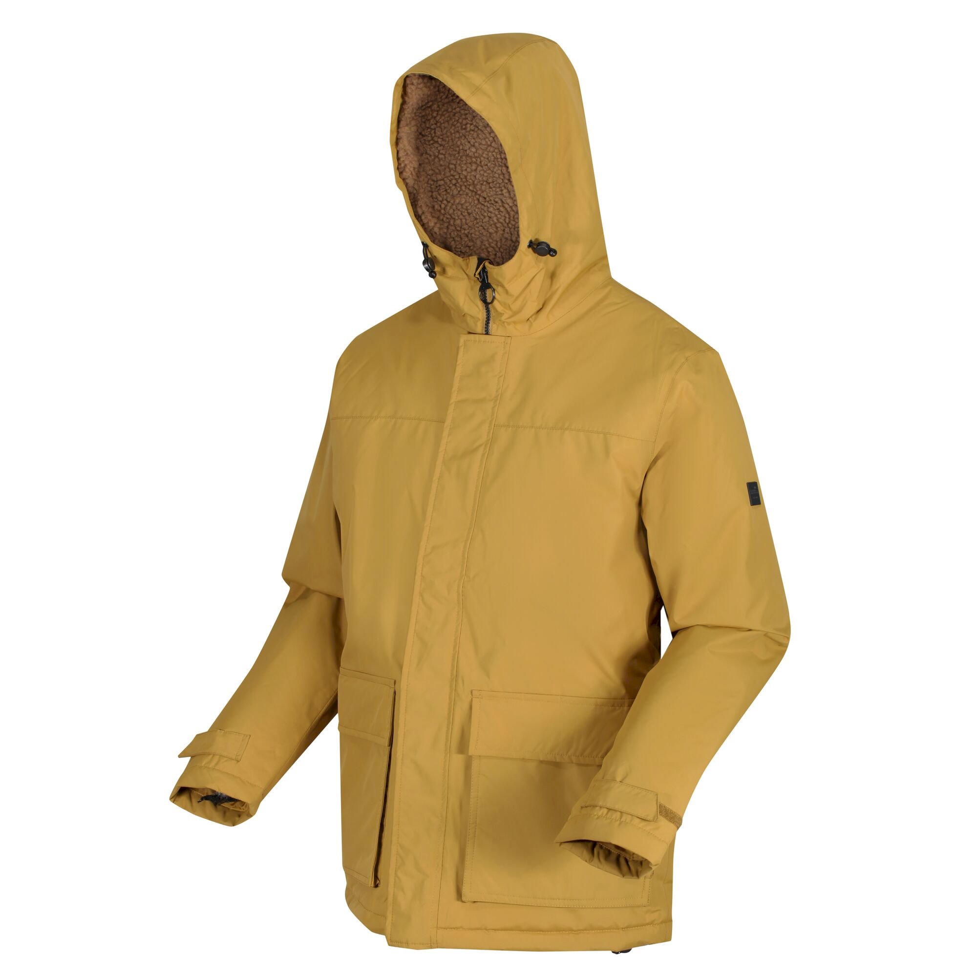 Regatta Mens Sterlings Waterproof Sherpa Fleece Lined Hooded Parka Jacket Insulated