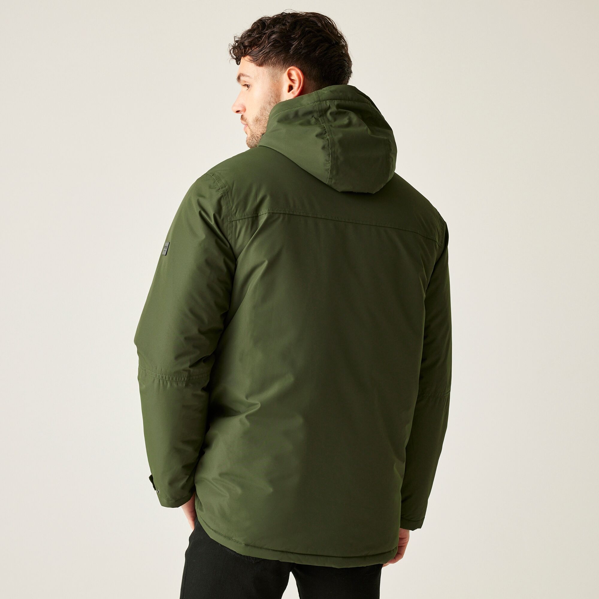 Regatta Męska kurtka zimowa parka podgrzewana Volter Ciemne khaki