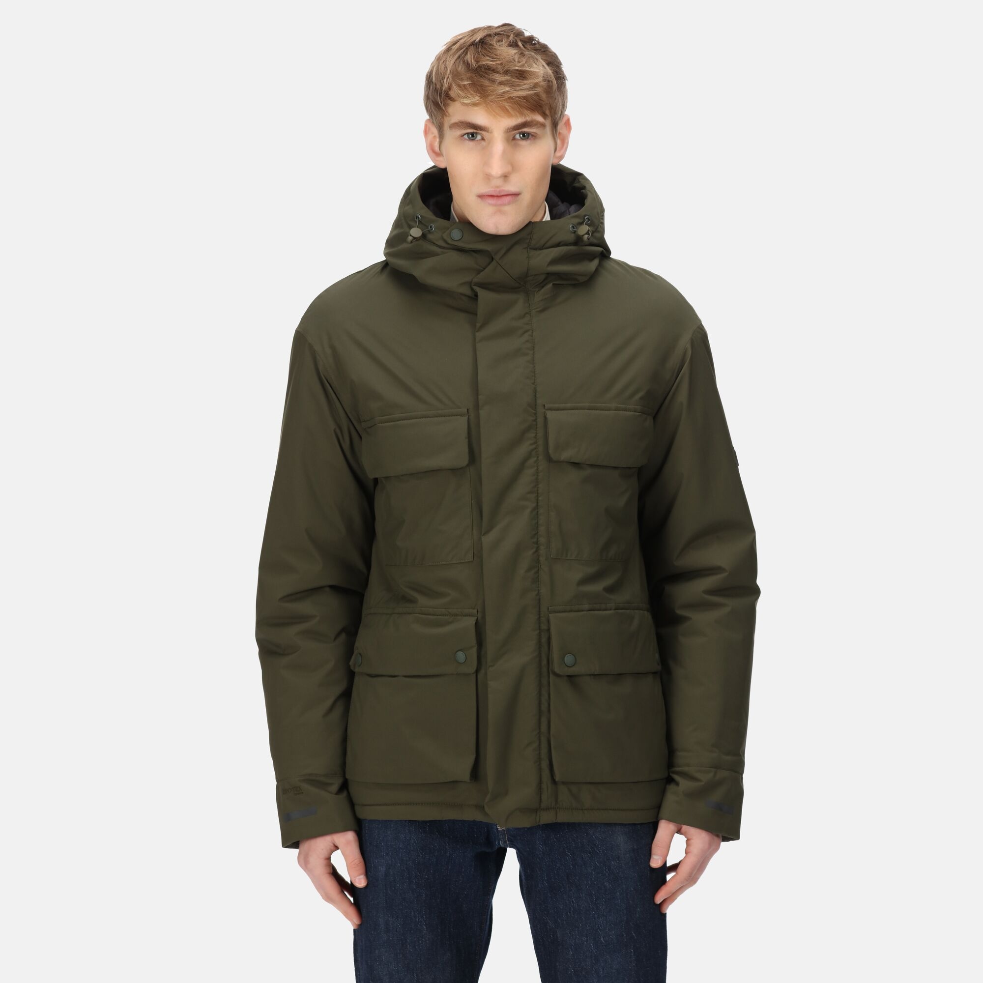 Regatta Męska Kurtka Zimowa Przeciwdeszczowa Raylan Ciemne Khaki, Rozmiar: XL