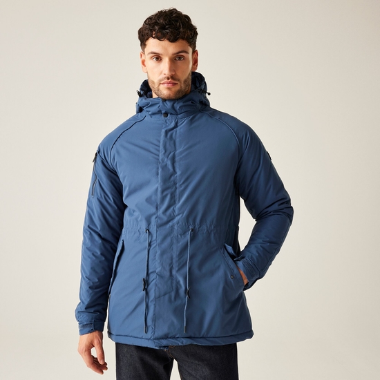 Men's Salinger III Parka Jacket Dark Denim