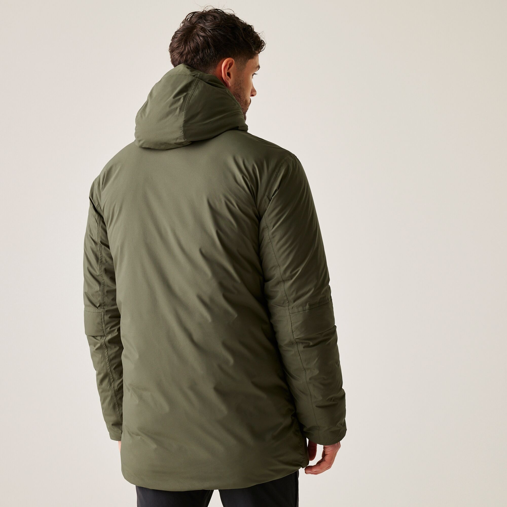 Regatta Męska kurtka zimowa ocieplana przeciwdeszczowa Yewbank II Ciemne khaki