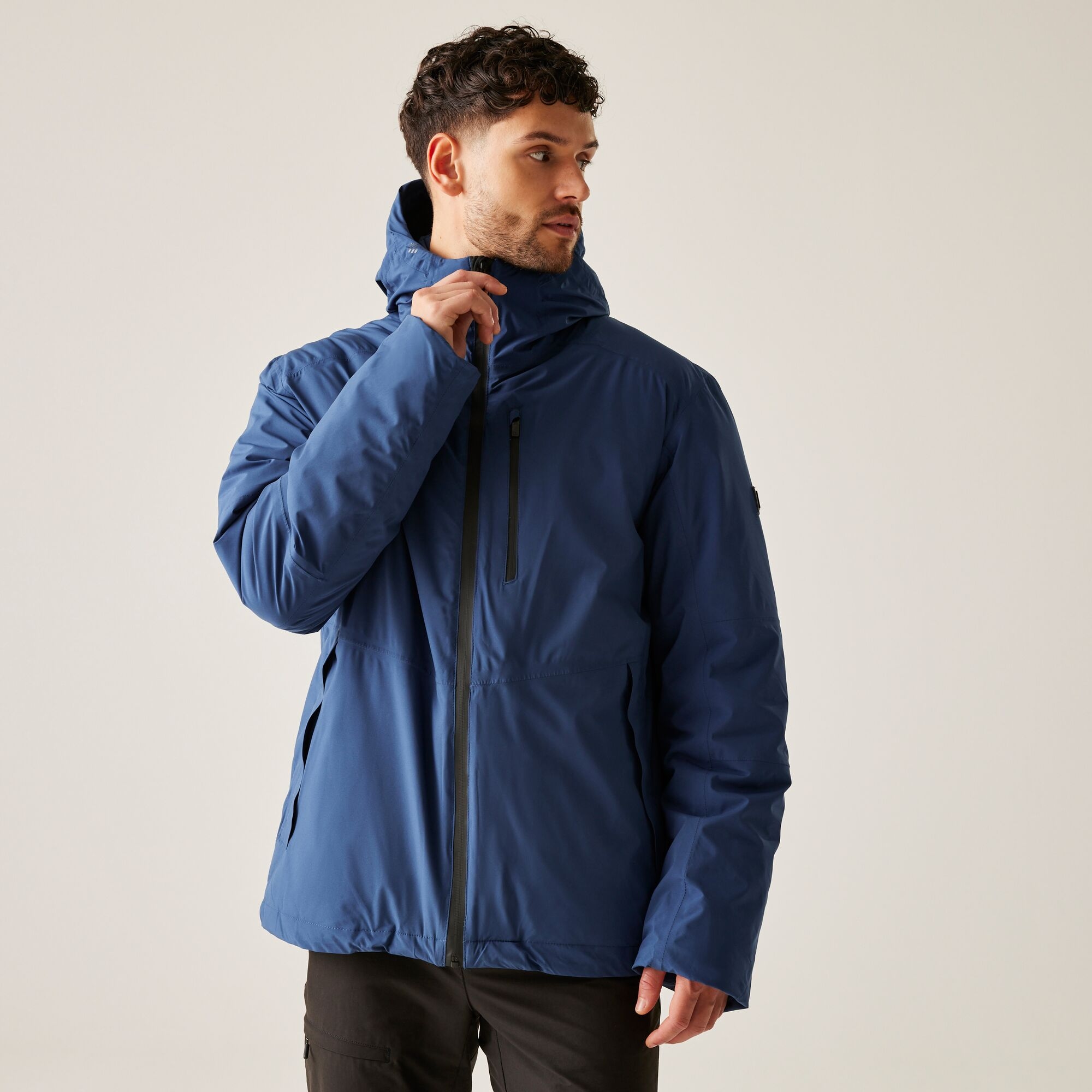 Regatta Kurtka kurtka zimowa przeciwdeszczowa Calehurst Ciemnoniebieski