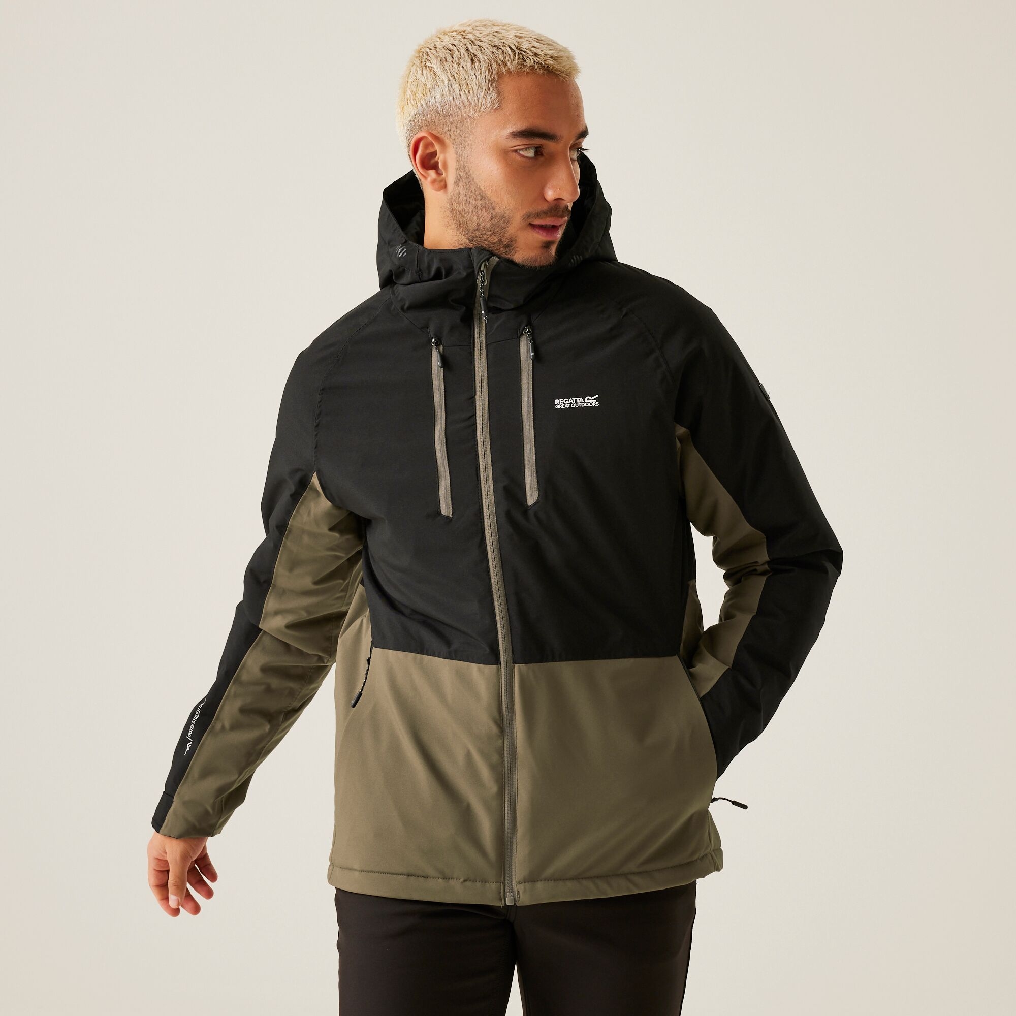 Regatta Męska kurtka zimowa Highton Stretch III Szary