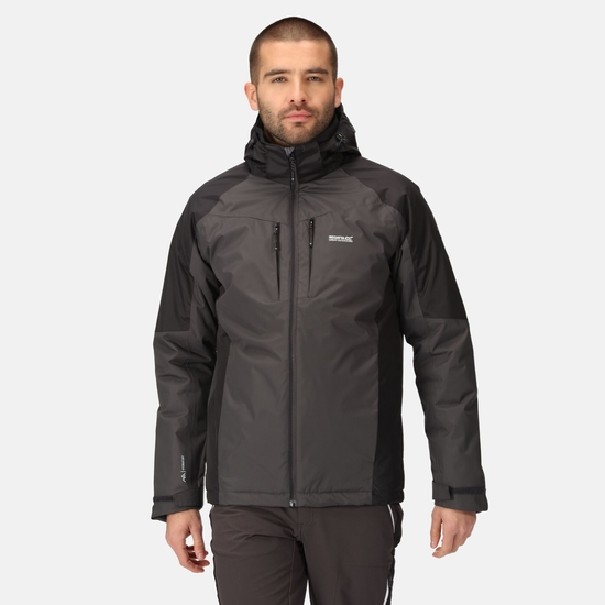 Winter Calderdale Veste imperméable pour homme Gris