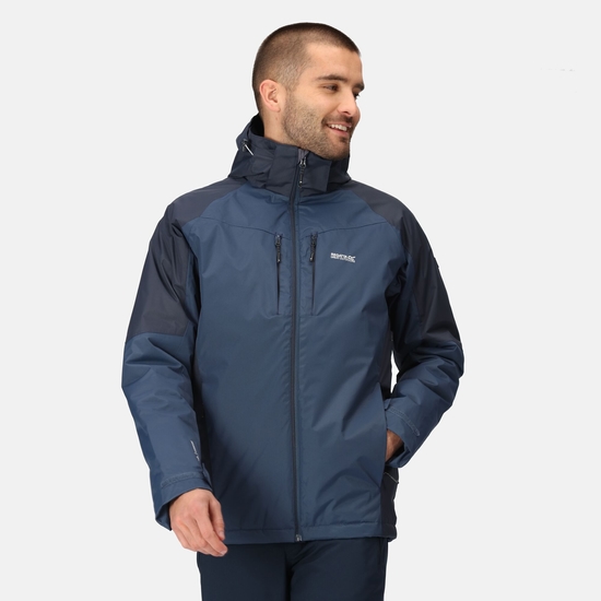 Winter Calderdale Veste imperméable pour homme Bleu