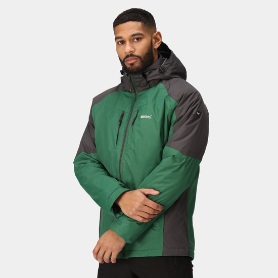 Winter Calderdale Veste imperméable pour homme Vert